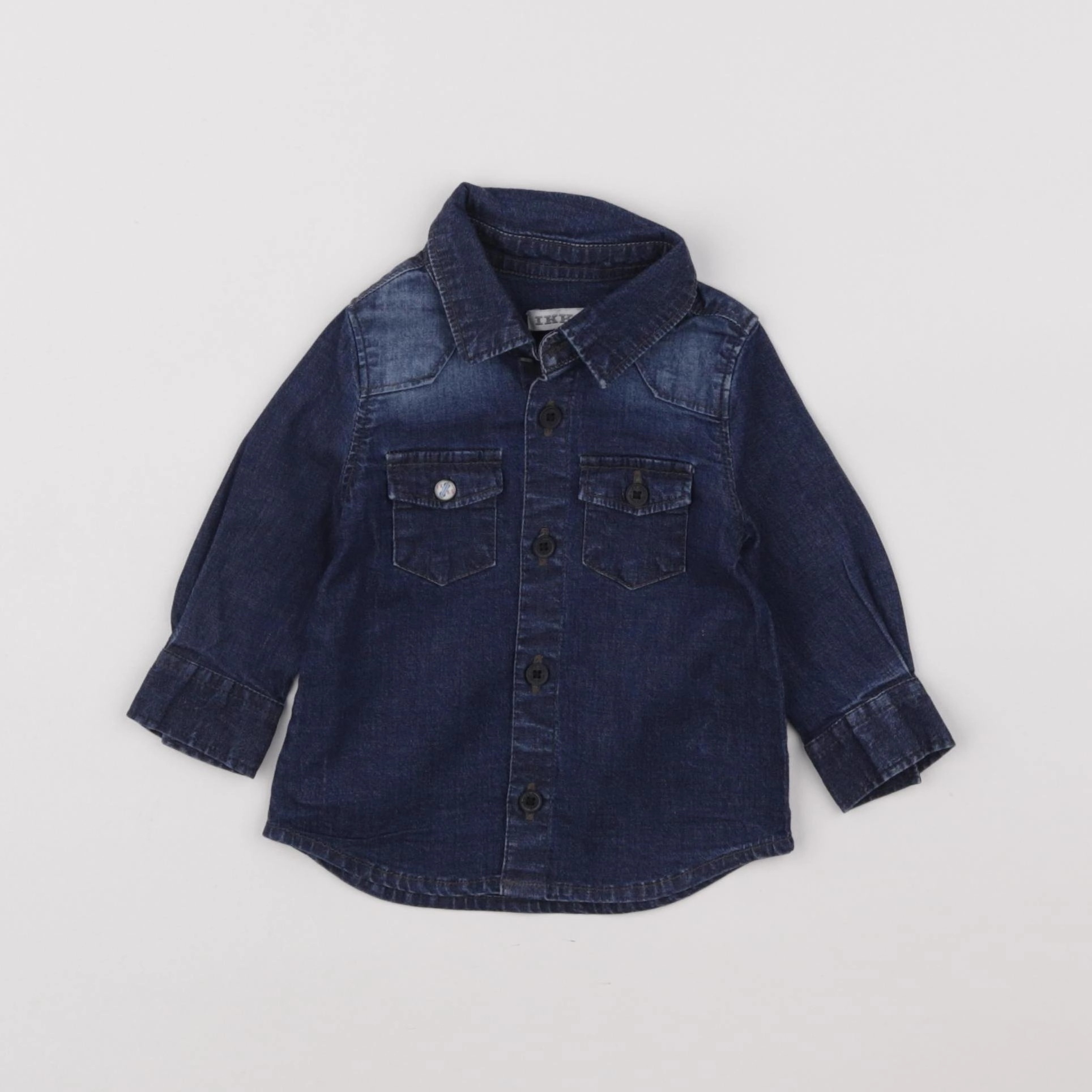 IKKS - chemise bleu - 3 mois