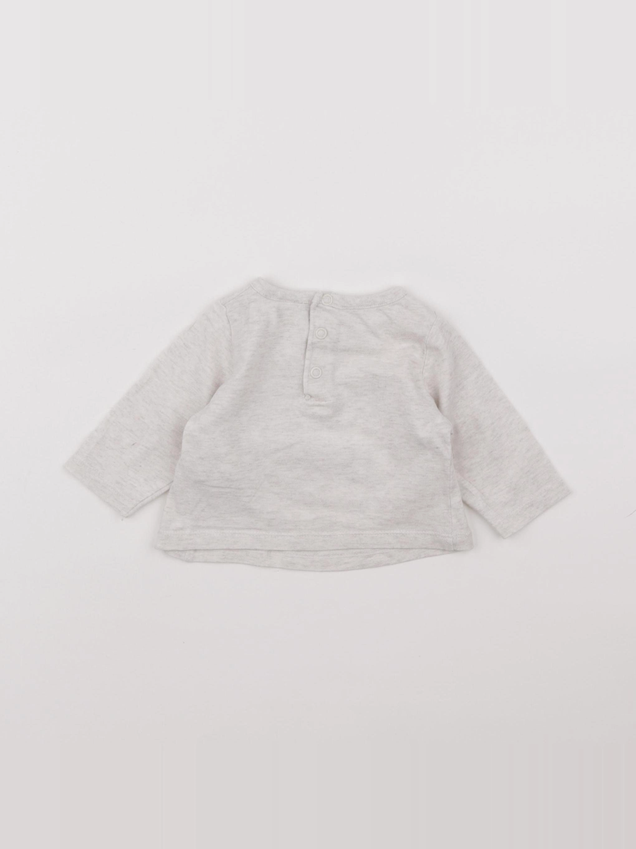 Tape à l'oeil - tee-shirt beige - 3 mois