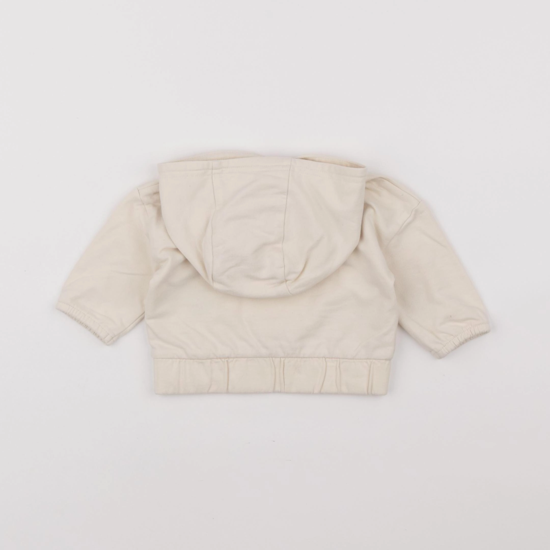 Vertbaudet - sweat beige - 3 mois