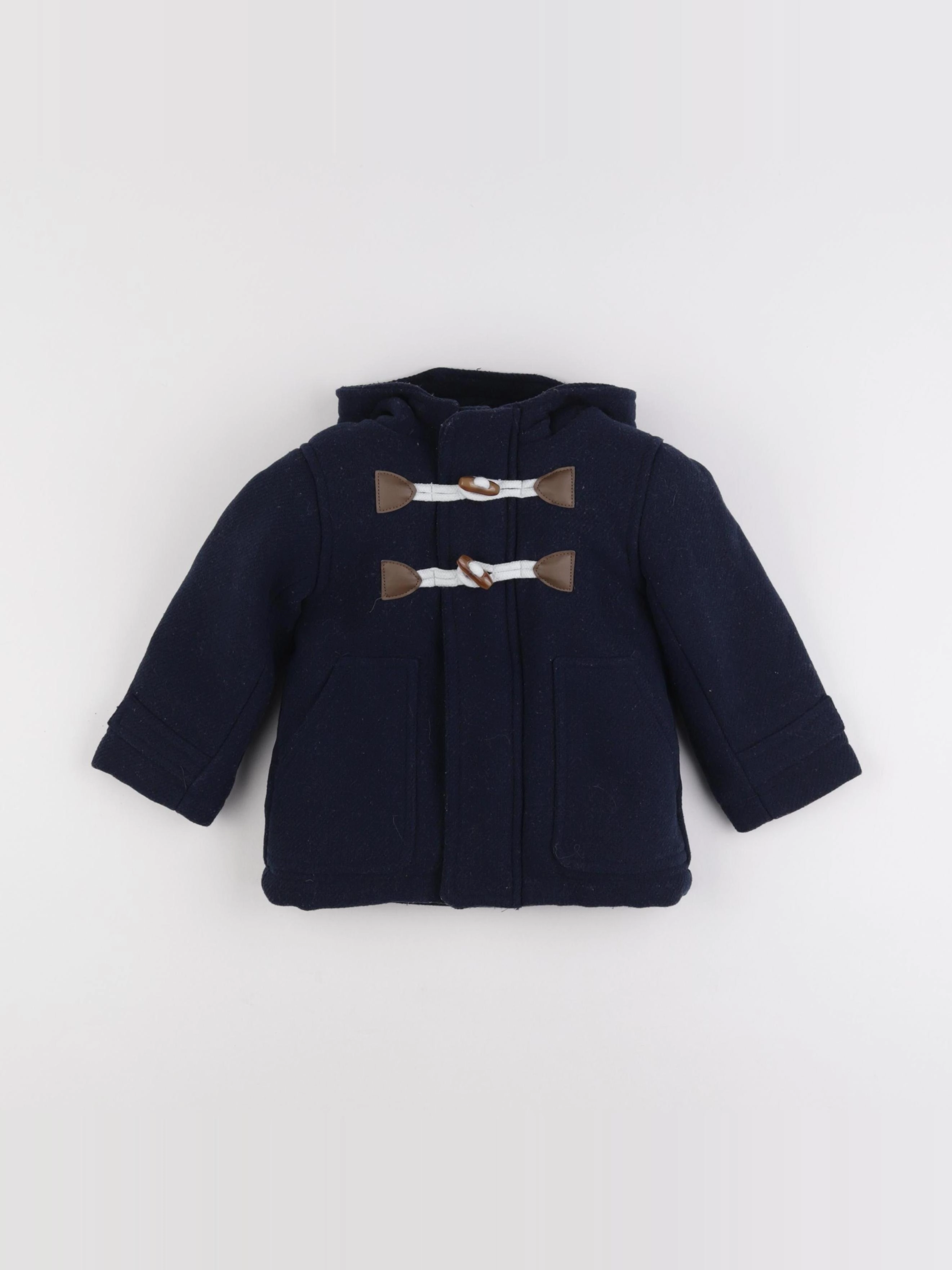 Vertbaudet - manteau bleu - 2 ans