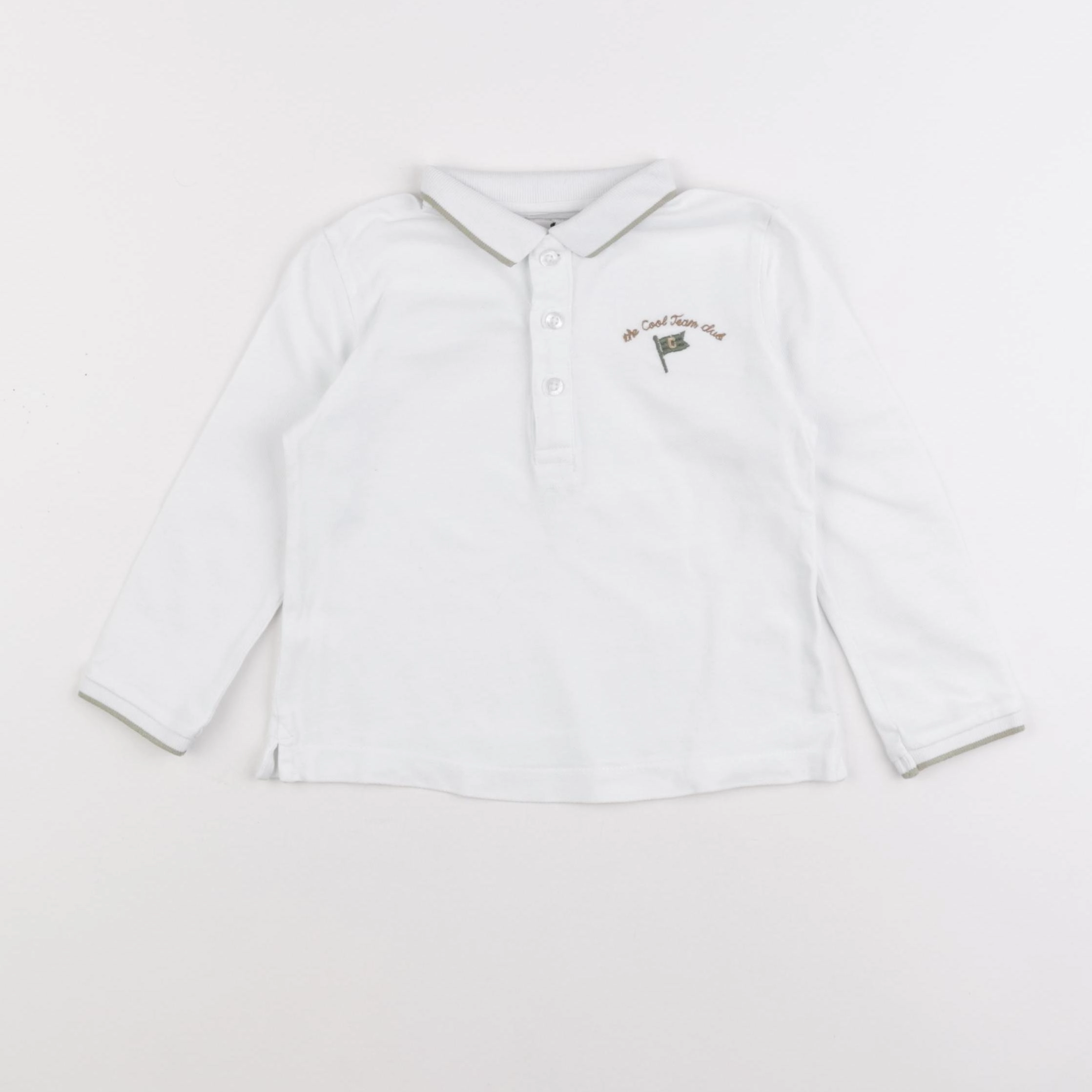 Cyrillus - polo blanc - 24 mois