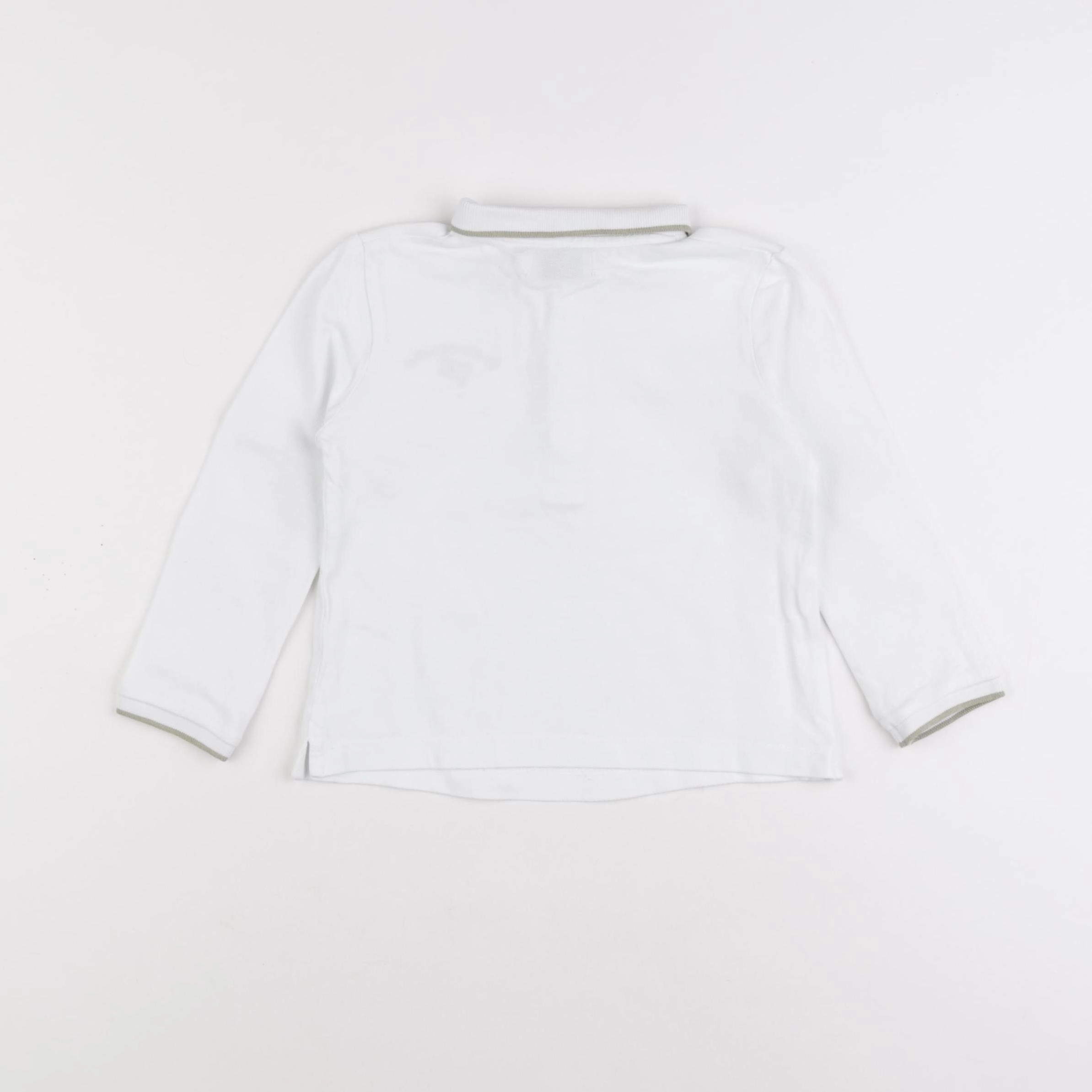 Cyrillus - polo blanc - 24 mois