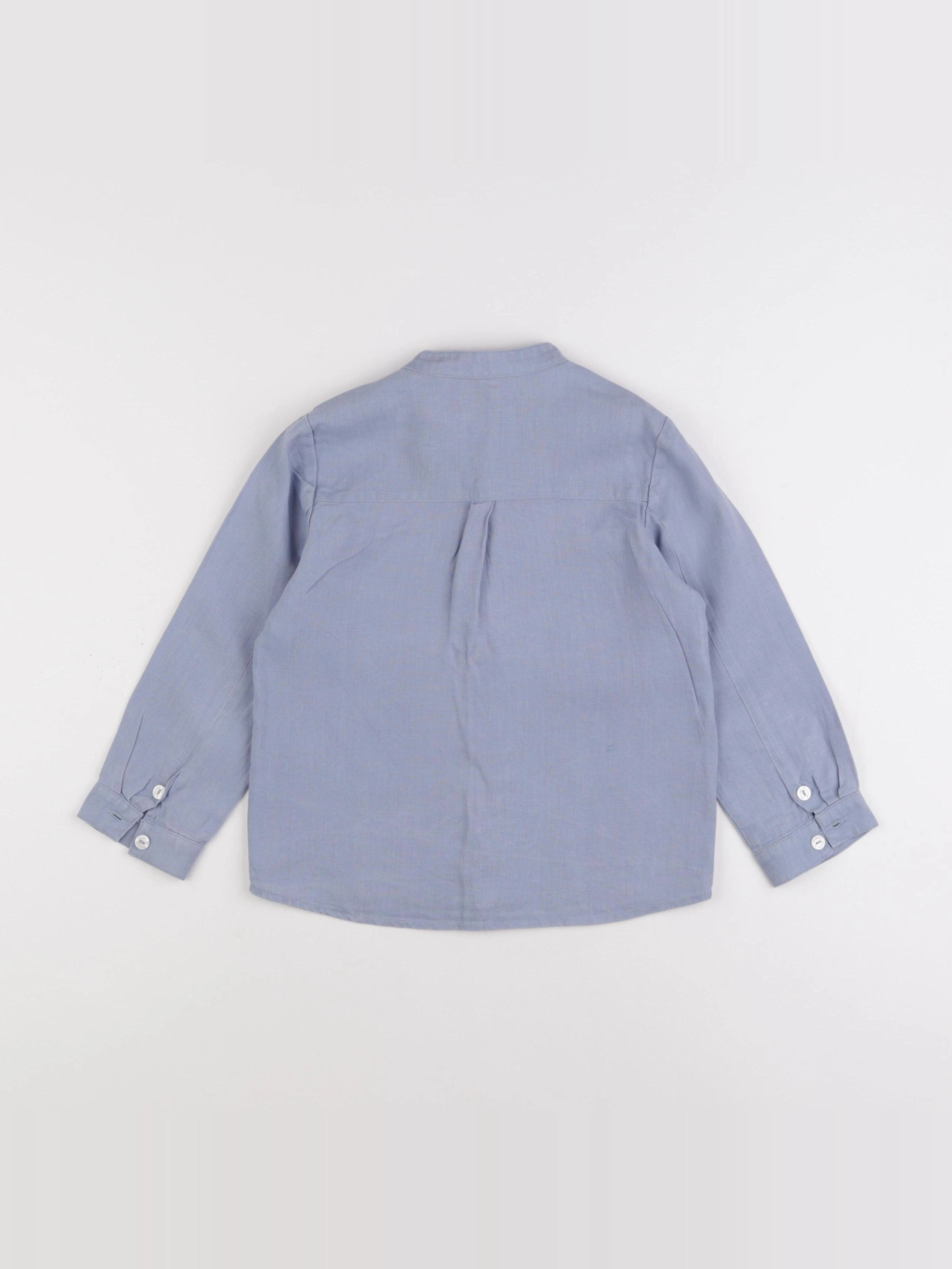 Tartine & Chocolat - chemise bleu - 5 ans