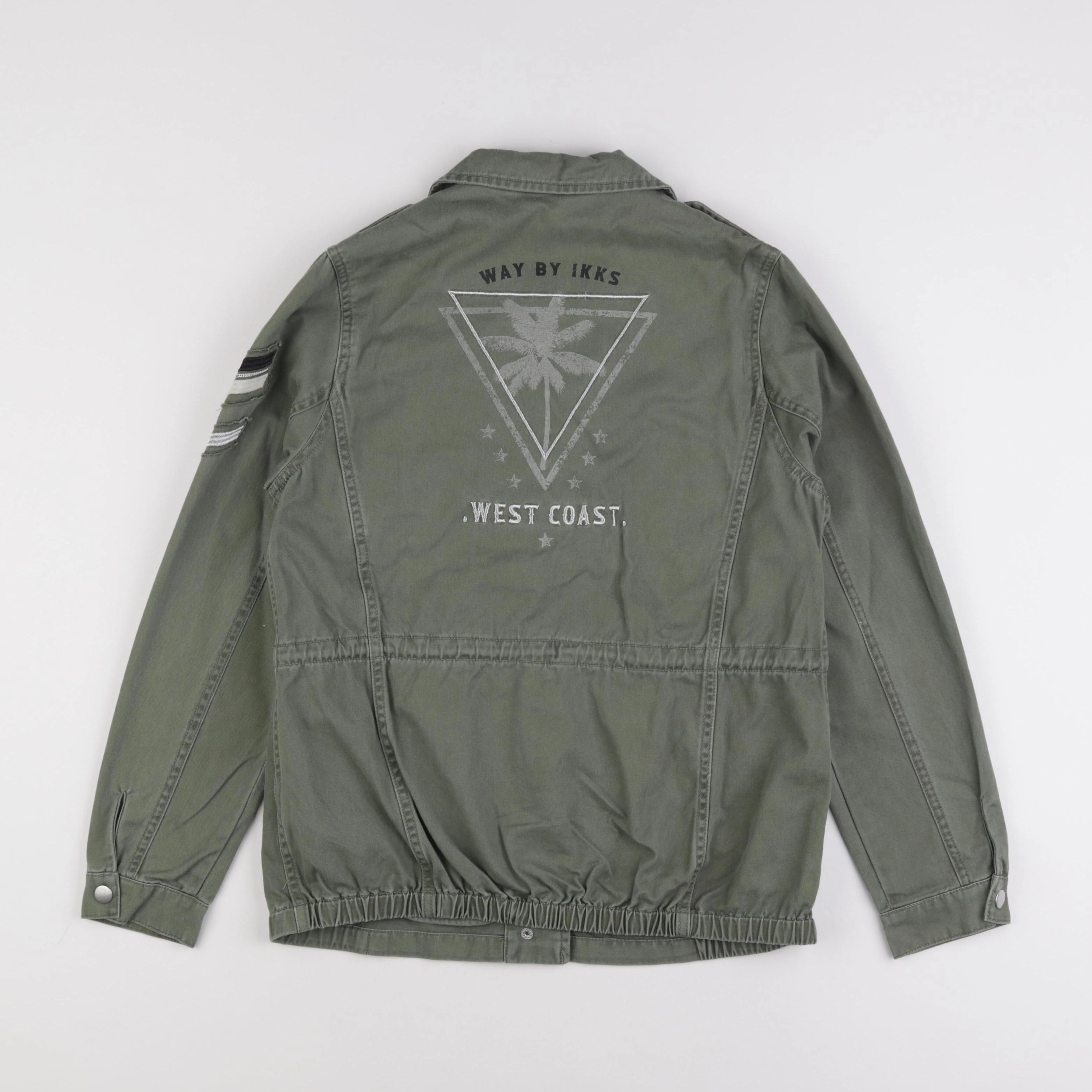 IKKS - veste imprimé au dos vert - 12 ans