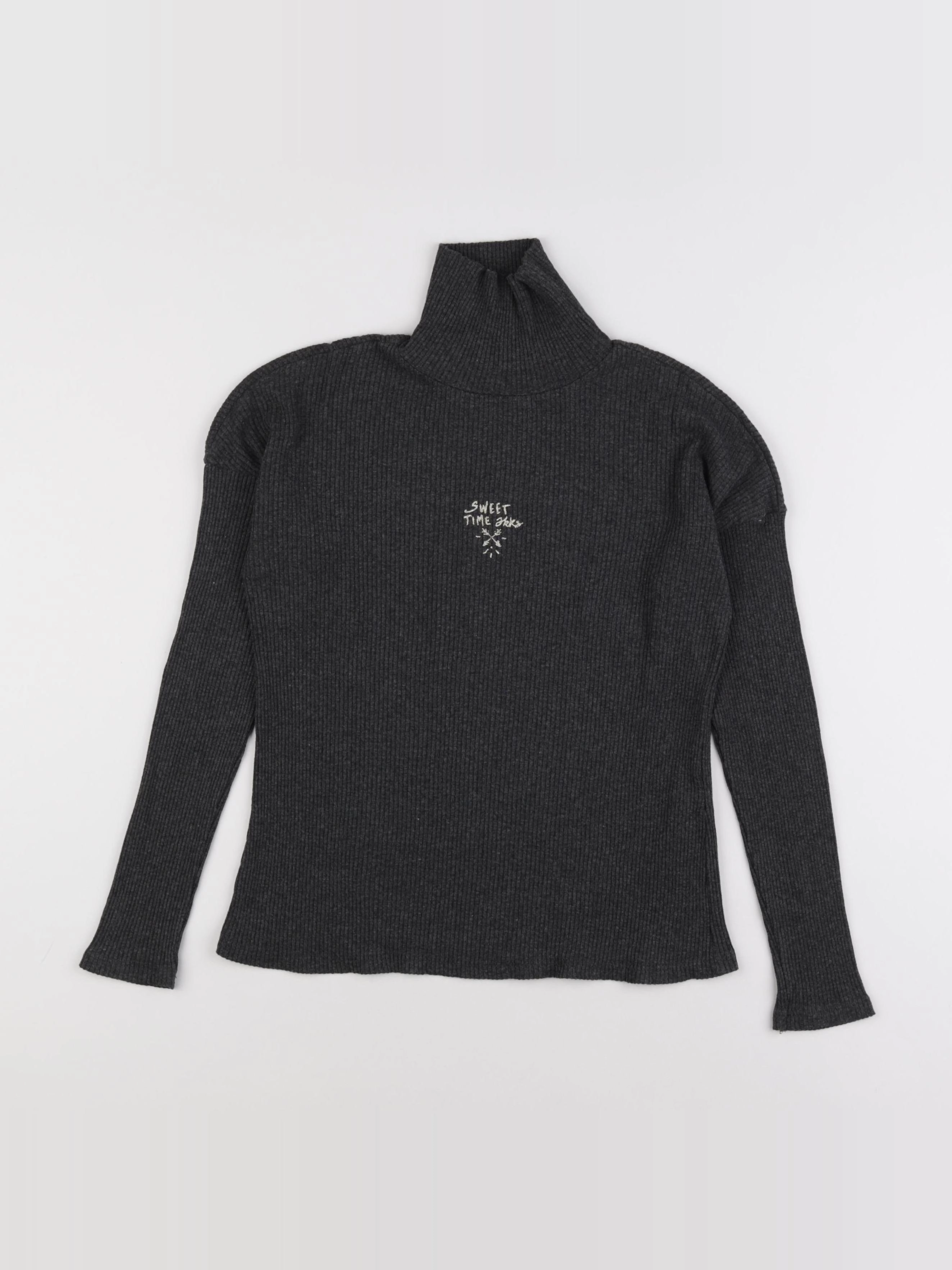 IKKS - sous-pull gris - 10 ans