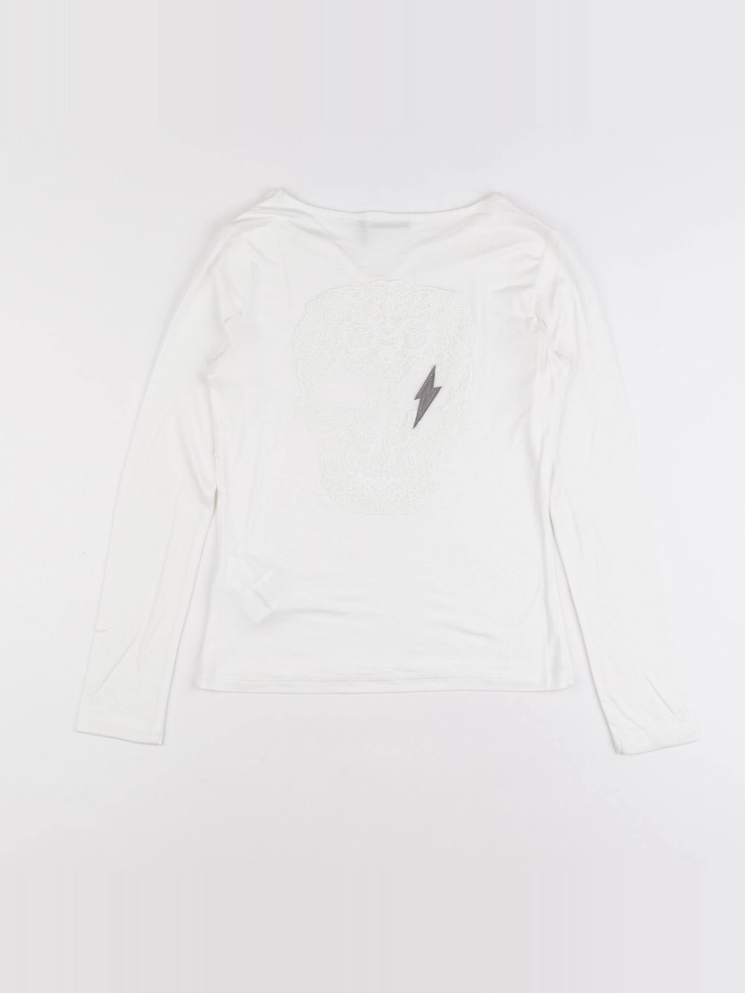 IKKS - tee-shirt blanc - 10 ans