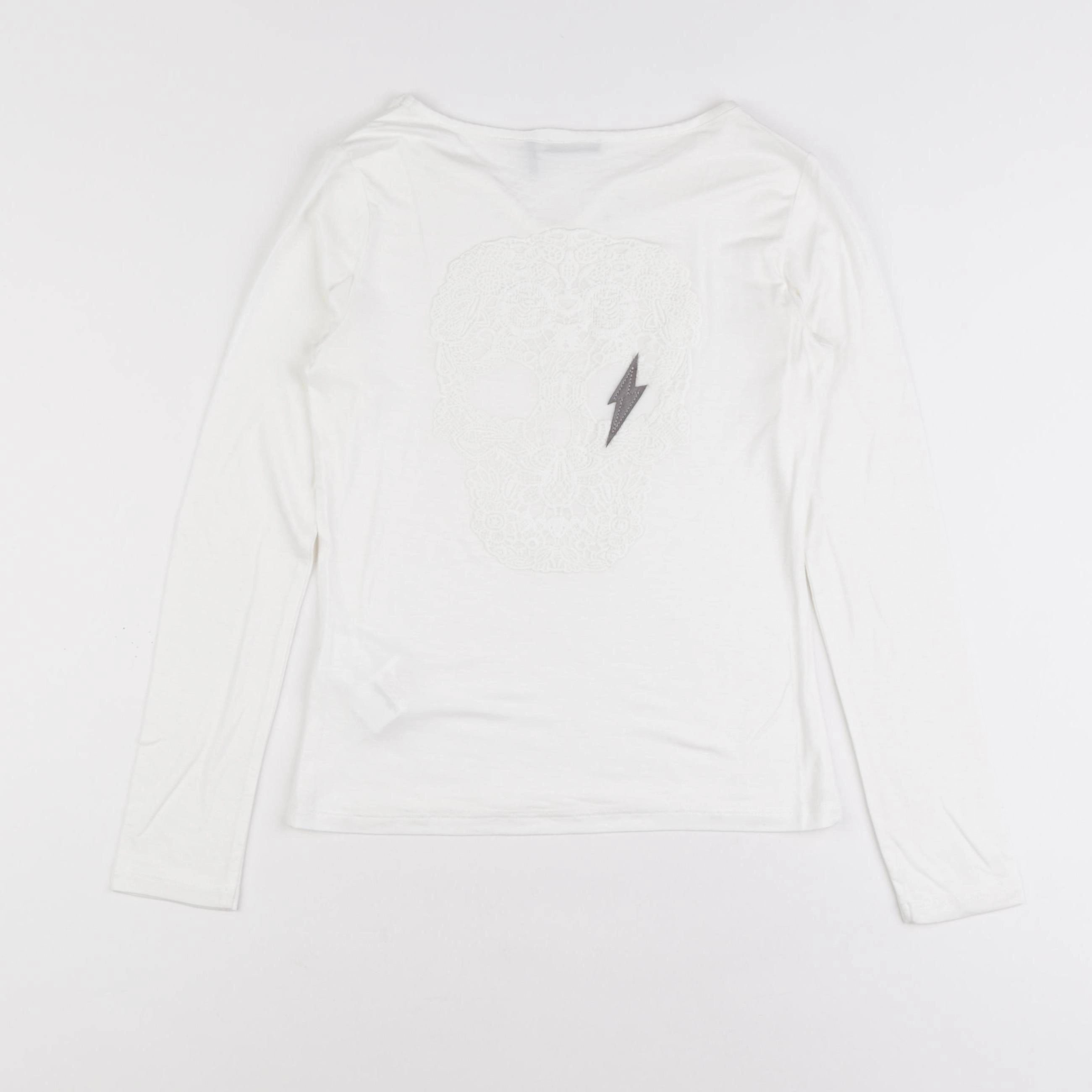 IKKS - tee-shirt blanc - 10 ans