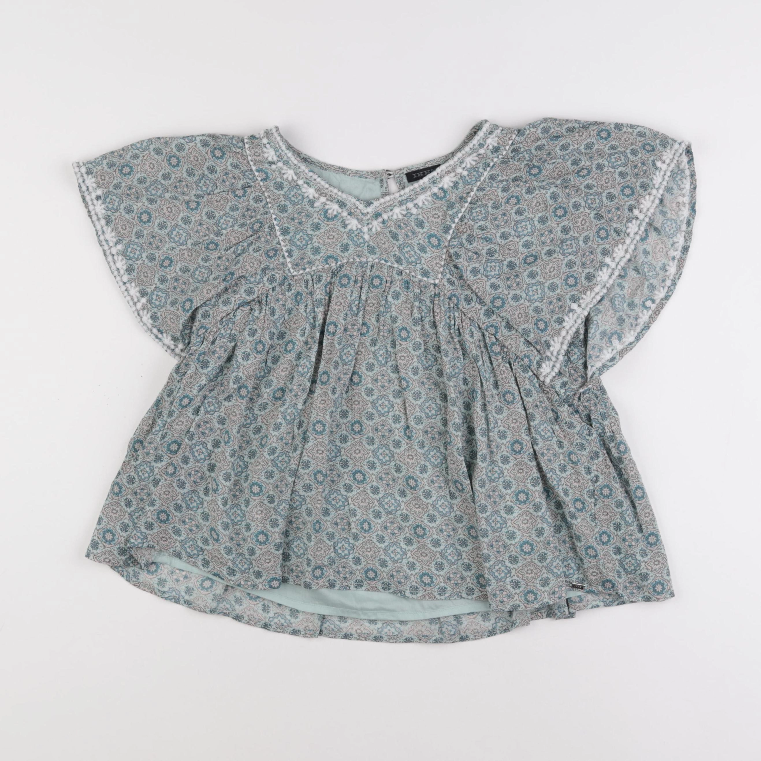 IKKS - blouse vert - 10 ans