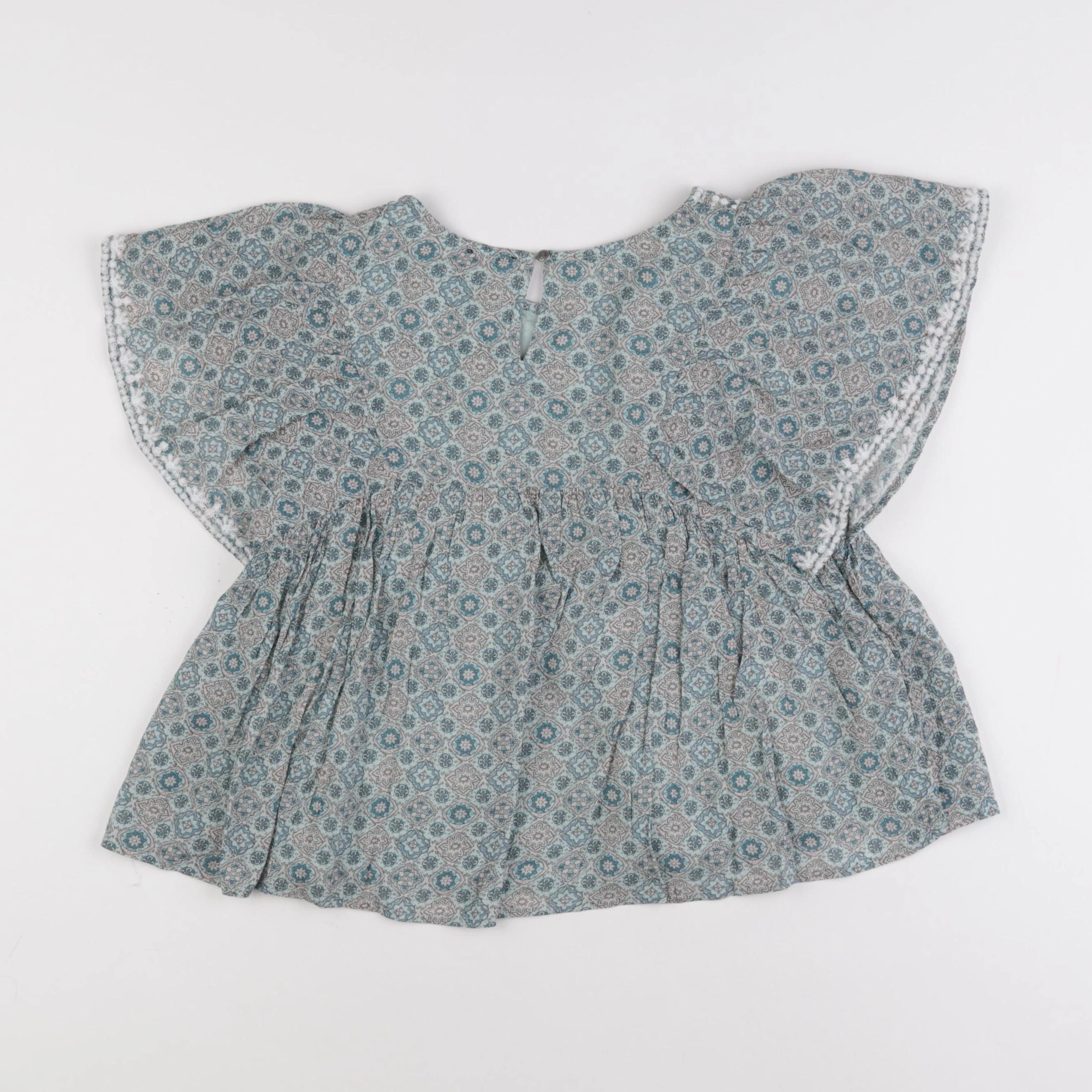 IKKS - blouse vert - 10 ans