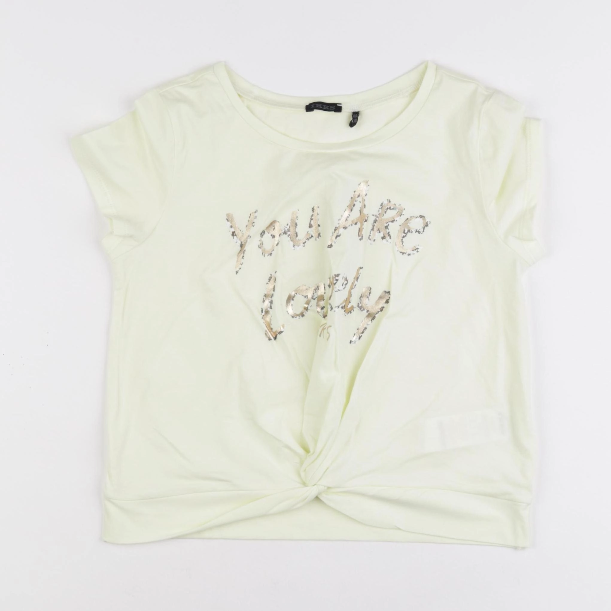 IKKS - tee-shirt jaune - 10 ans