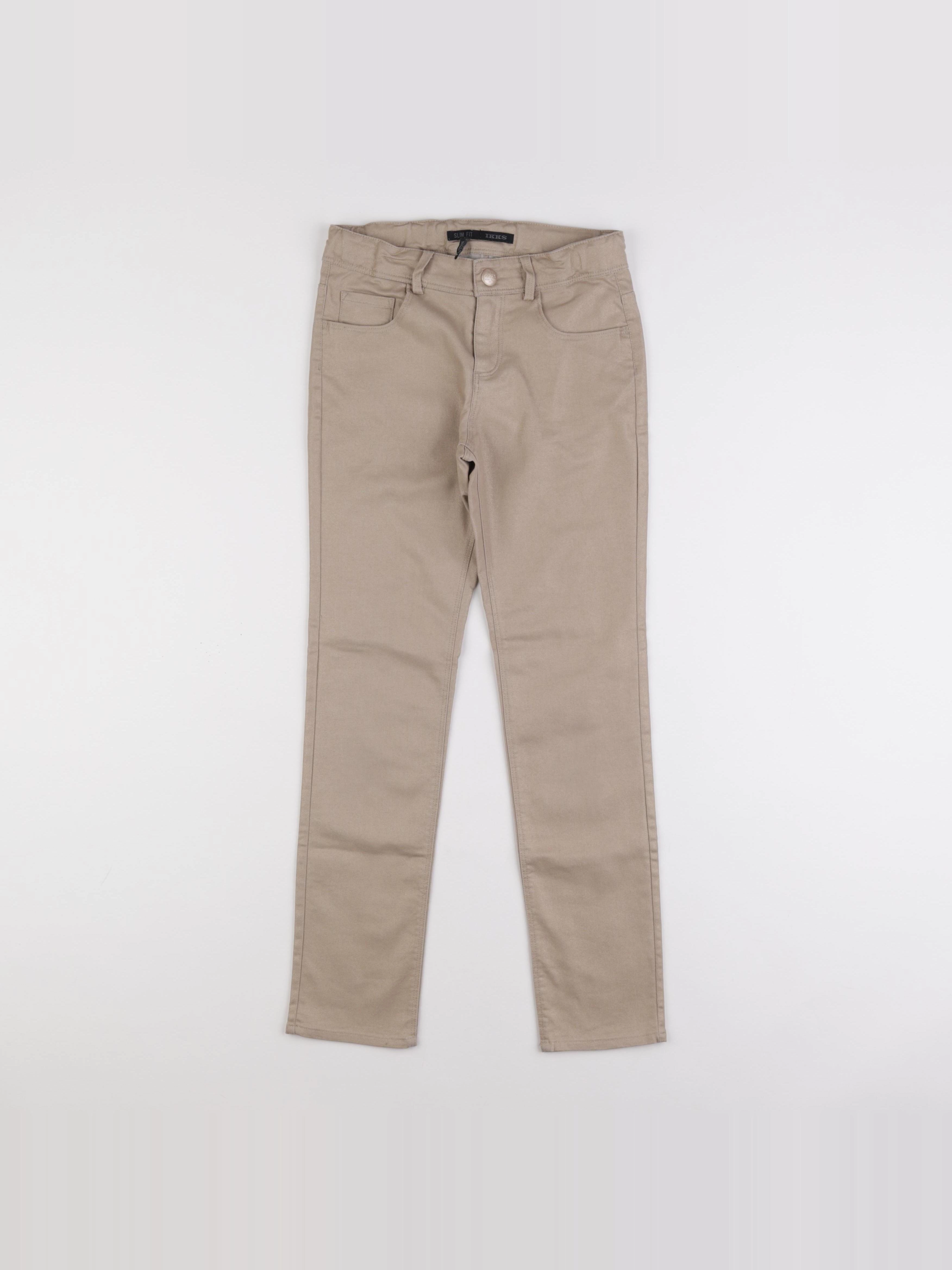 IKKS - pantalon beige - 10 ans