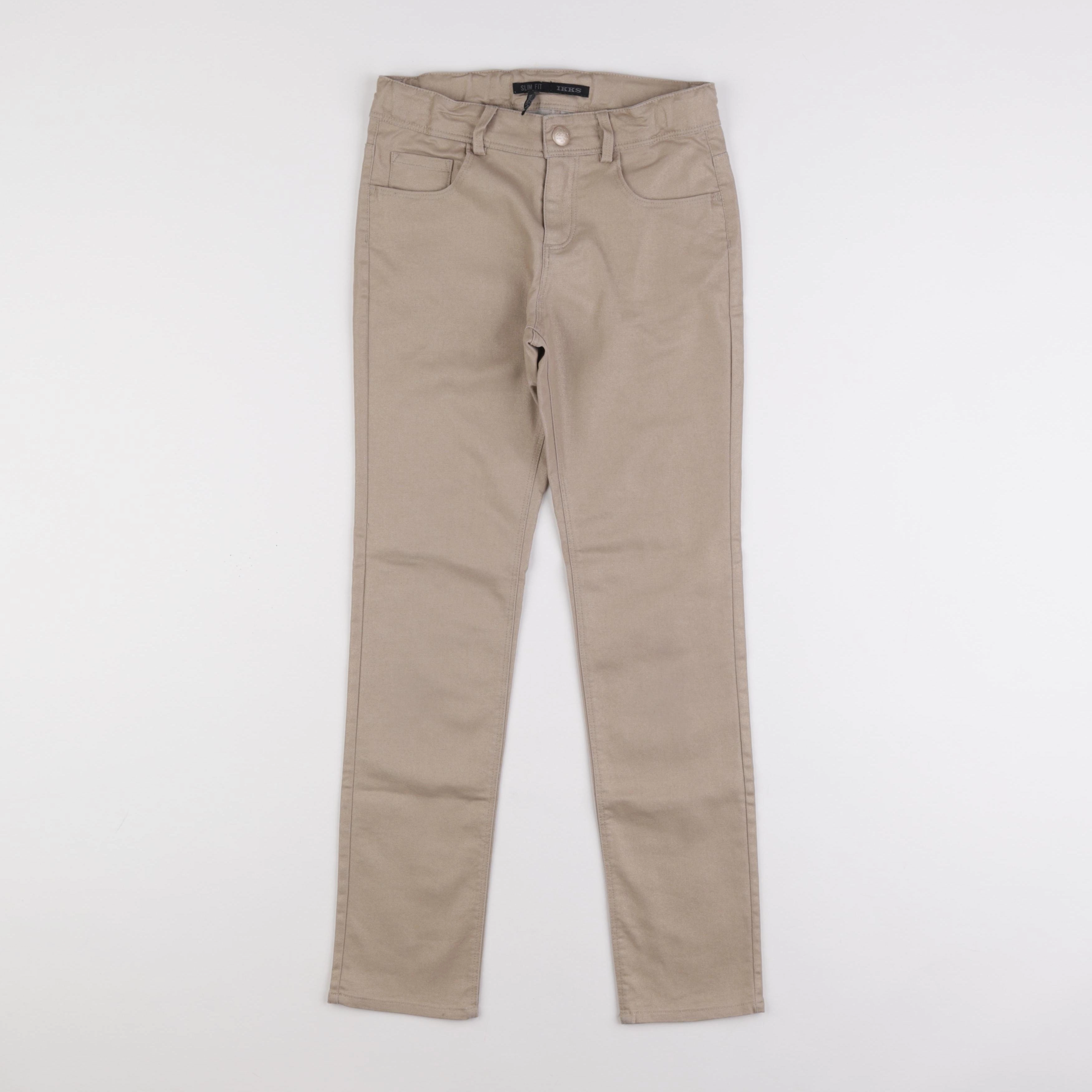IKKS - pantalon beige - 10 ans