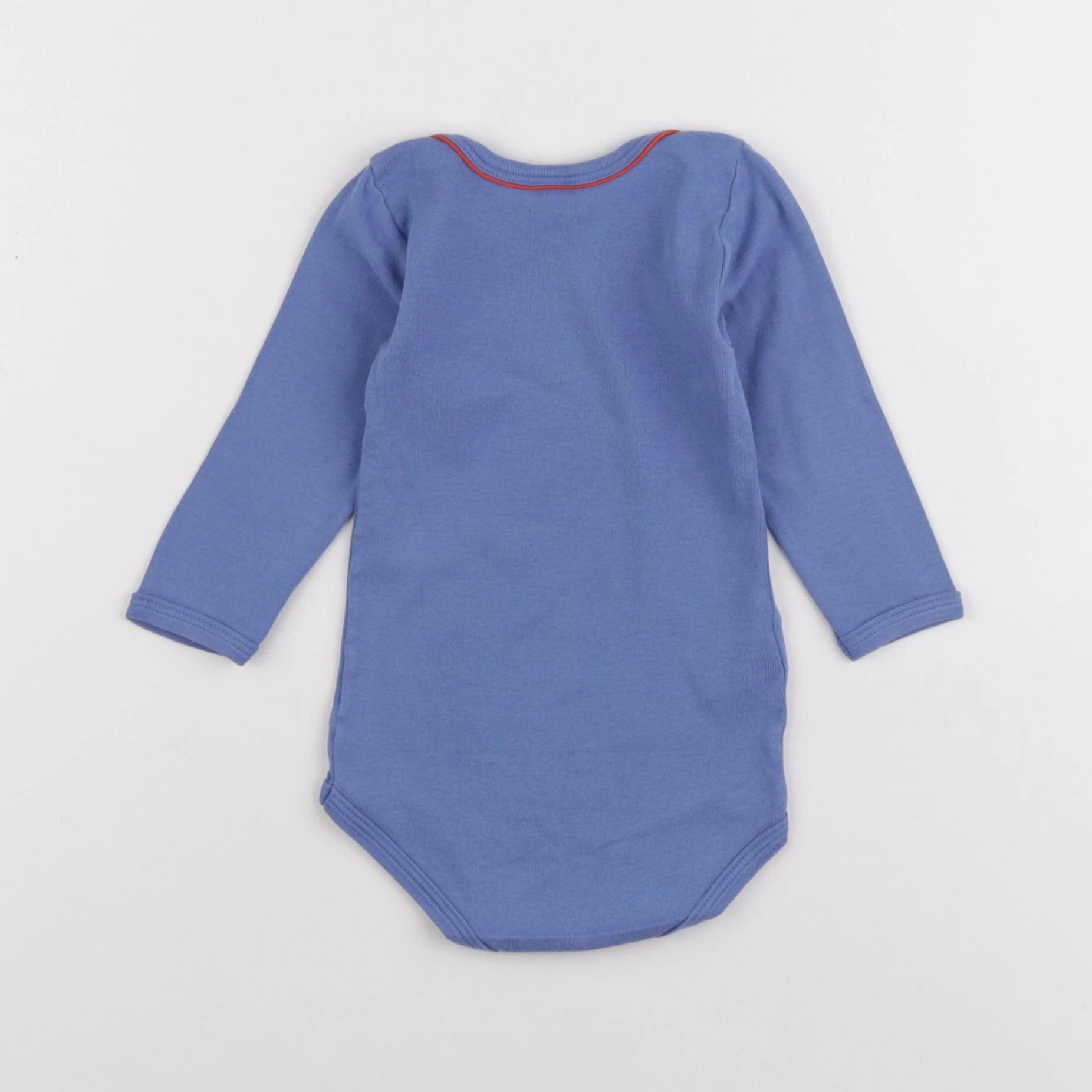 Petit Bateau - body bleu - 12 mois