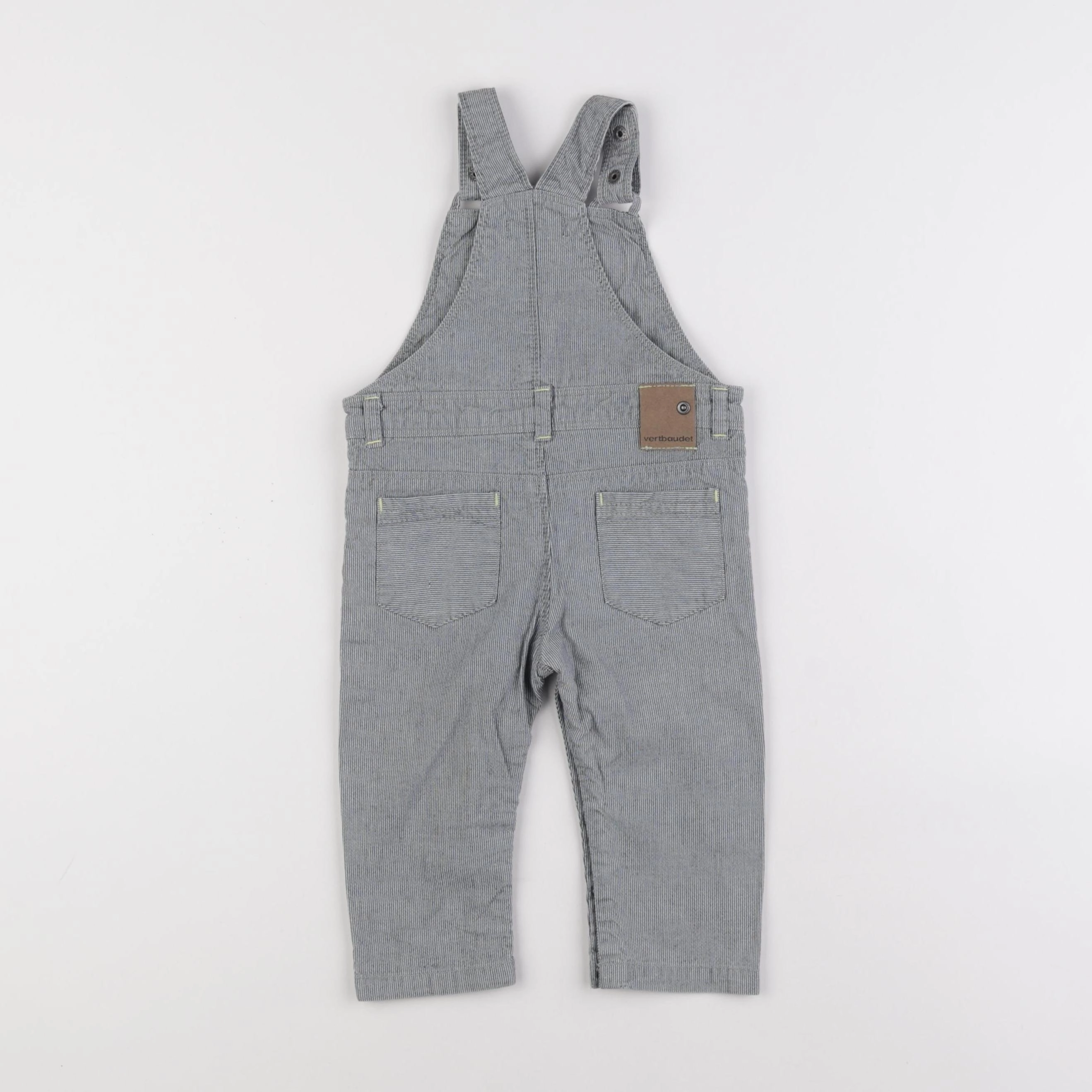 Vertbaudet - salopette gris - 12 mois