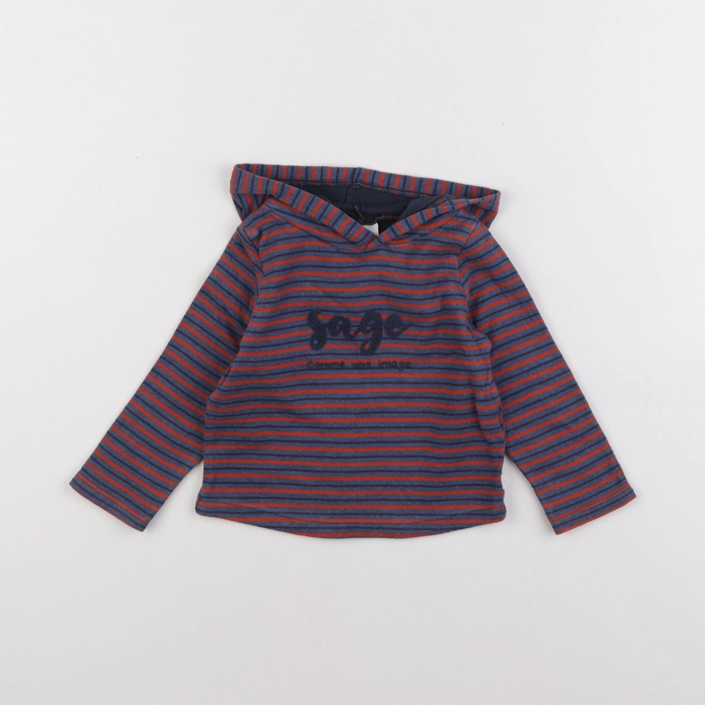 Tape à l'oeil - sweat rouge - 12 mois