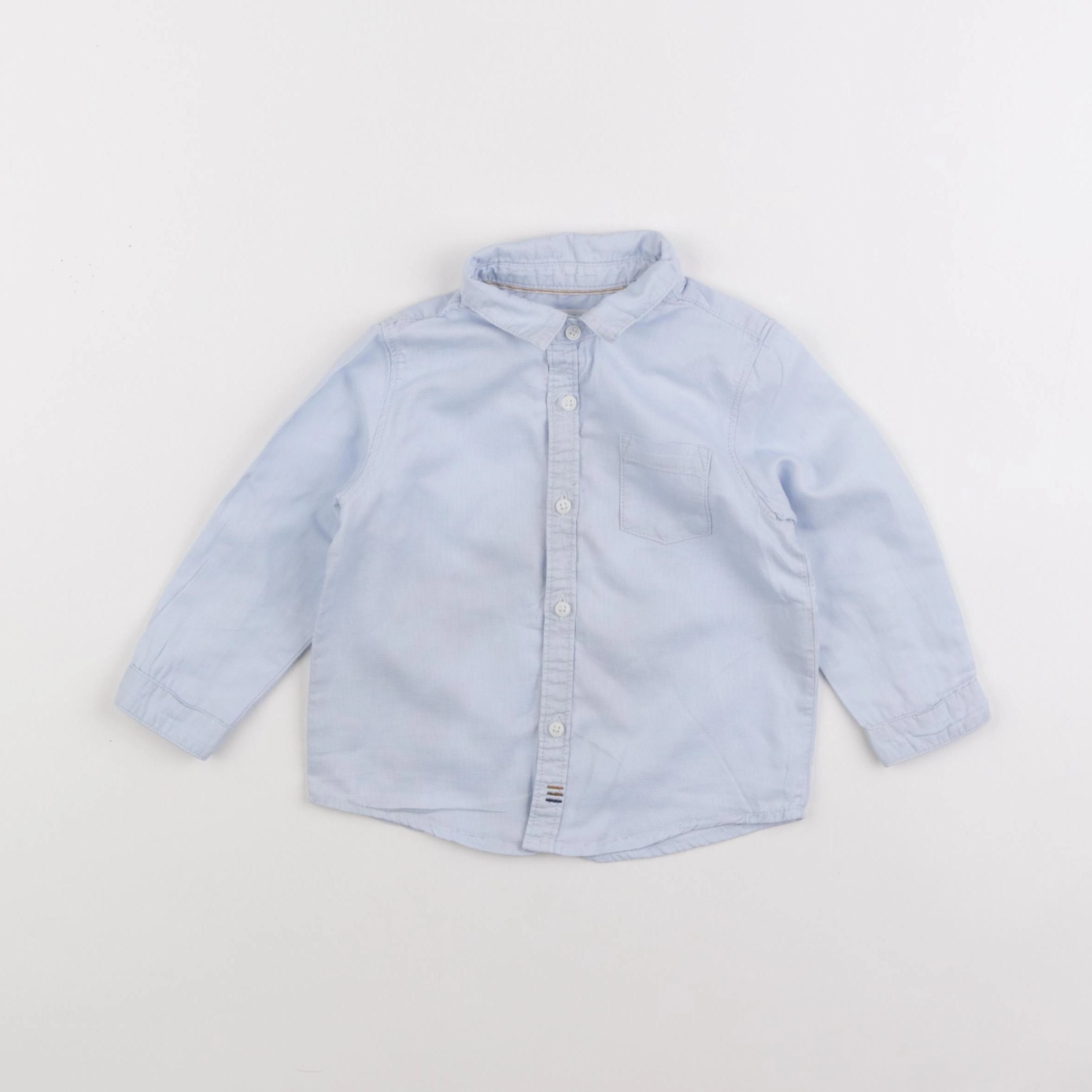Zara - chemise bleu - 9/12 mois