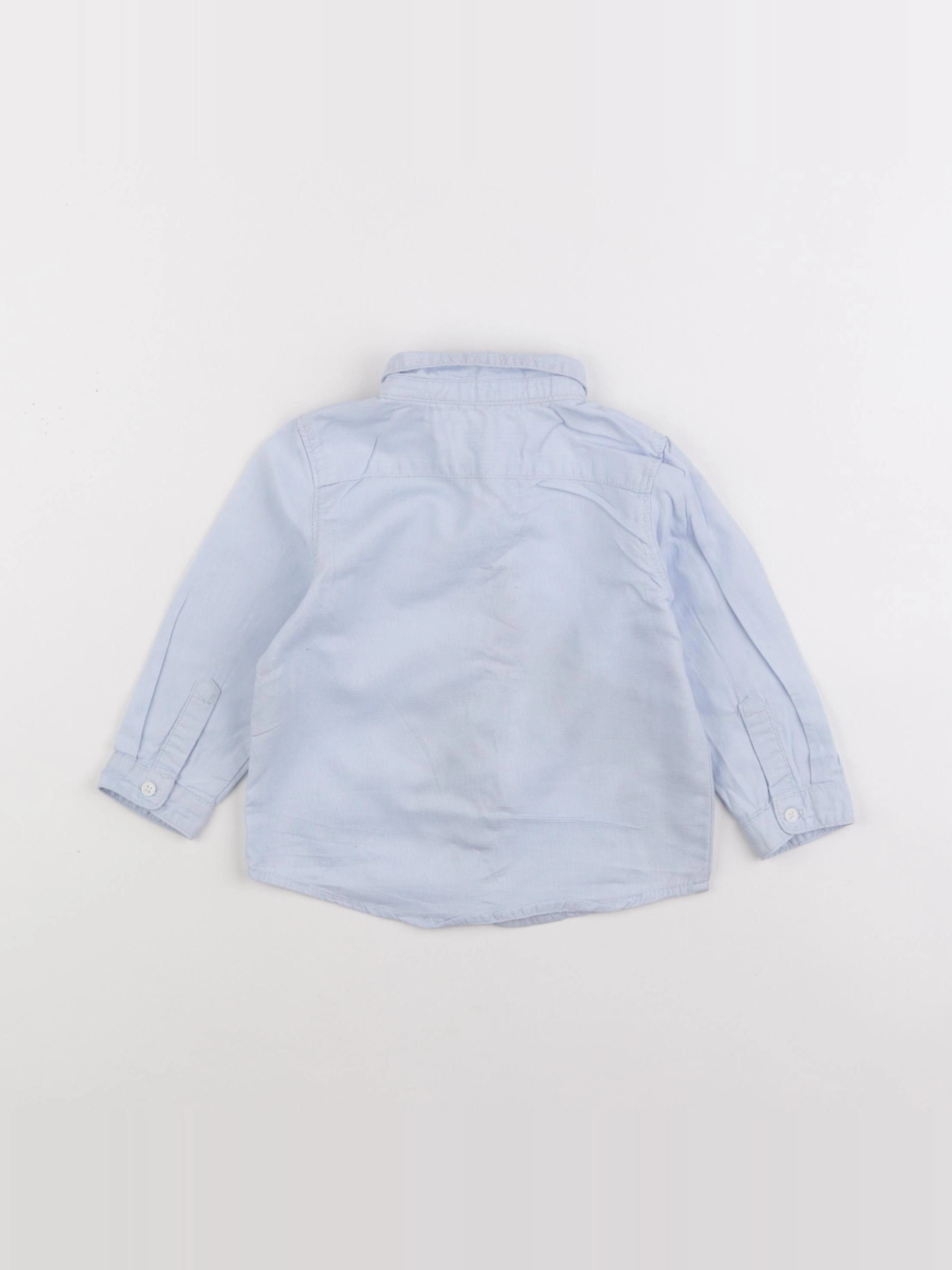 Zara - chemise bleu - 9/12 mois