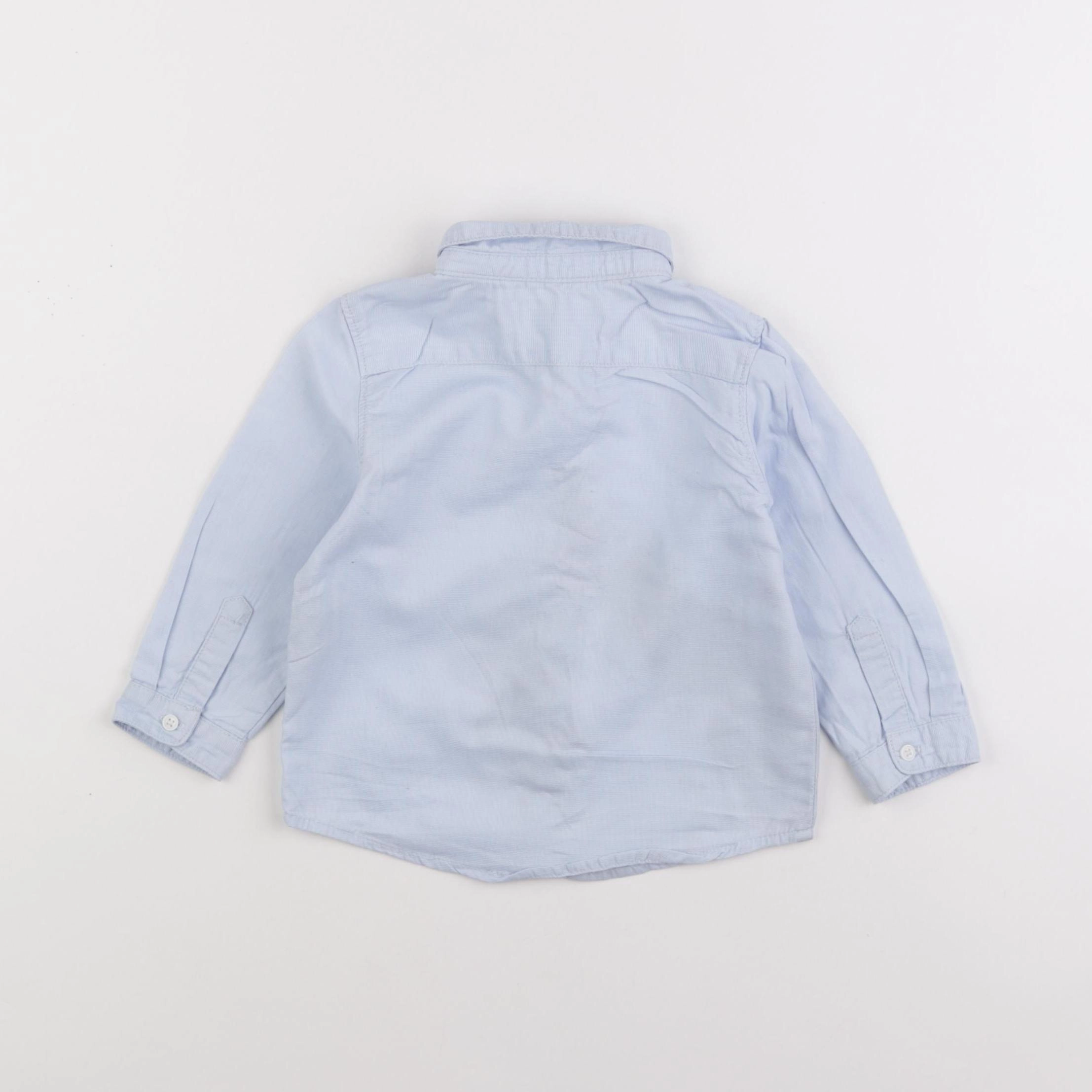 Zara - chemise bleu - 9/12 mois