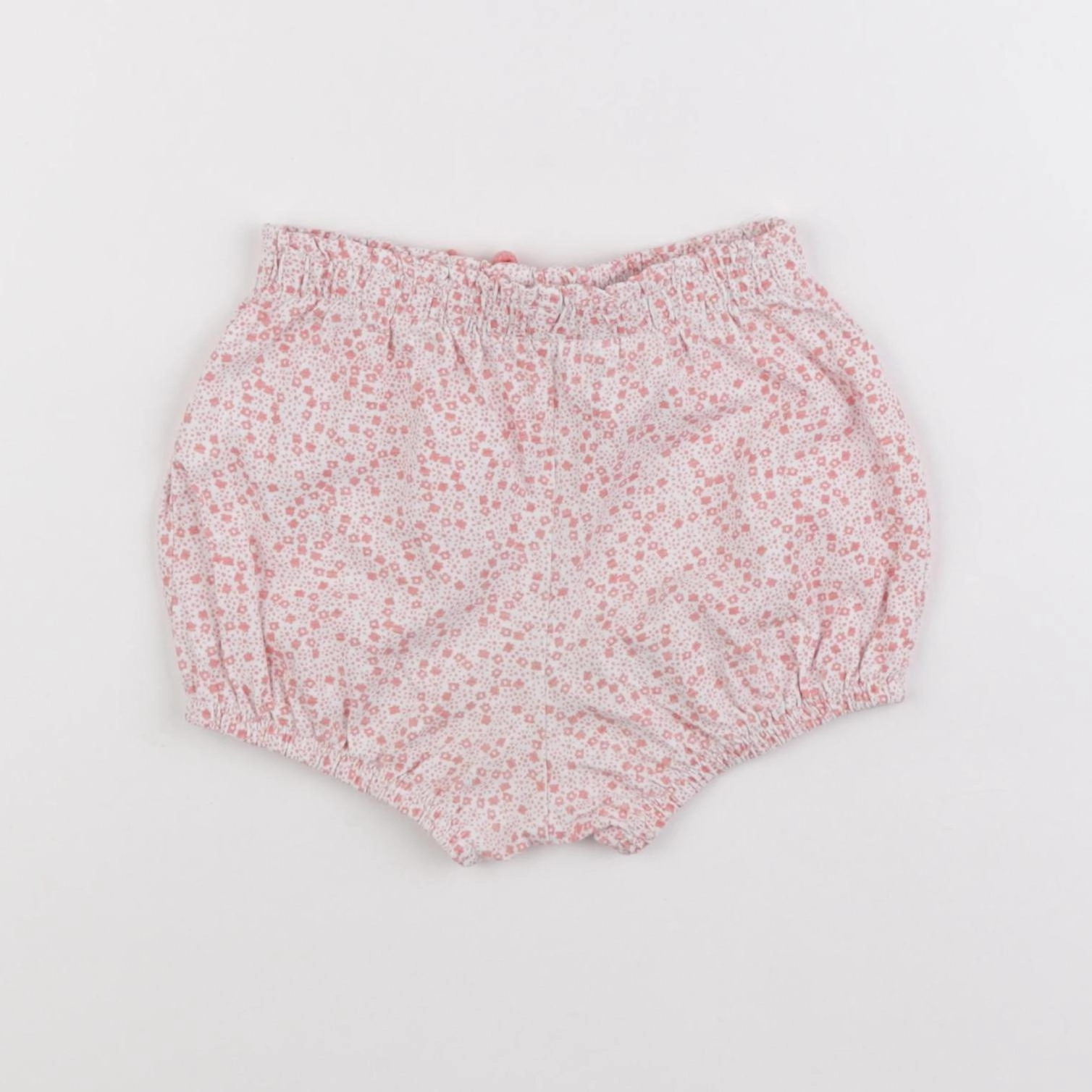 Vertbaudet - bloomer coton rose - 18 mois