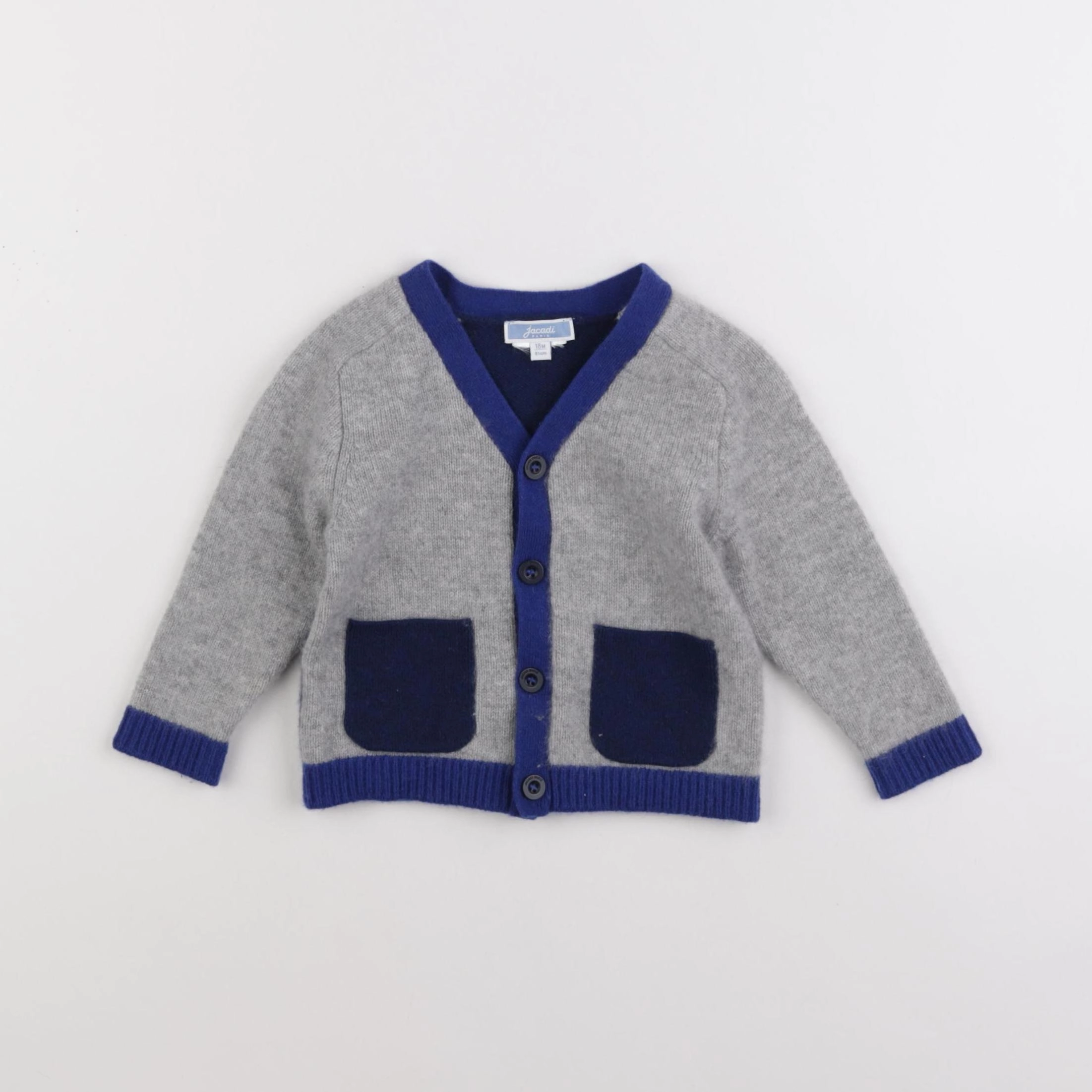 Jacadi - pull gris - 18 mois