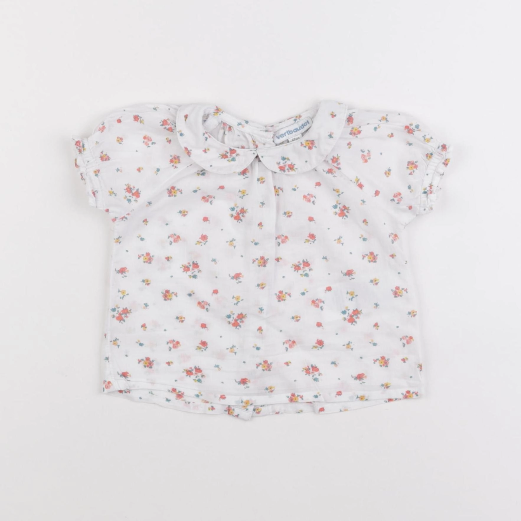 Vertbaudet - blouse multicolore - 6 mois