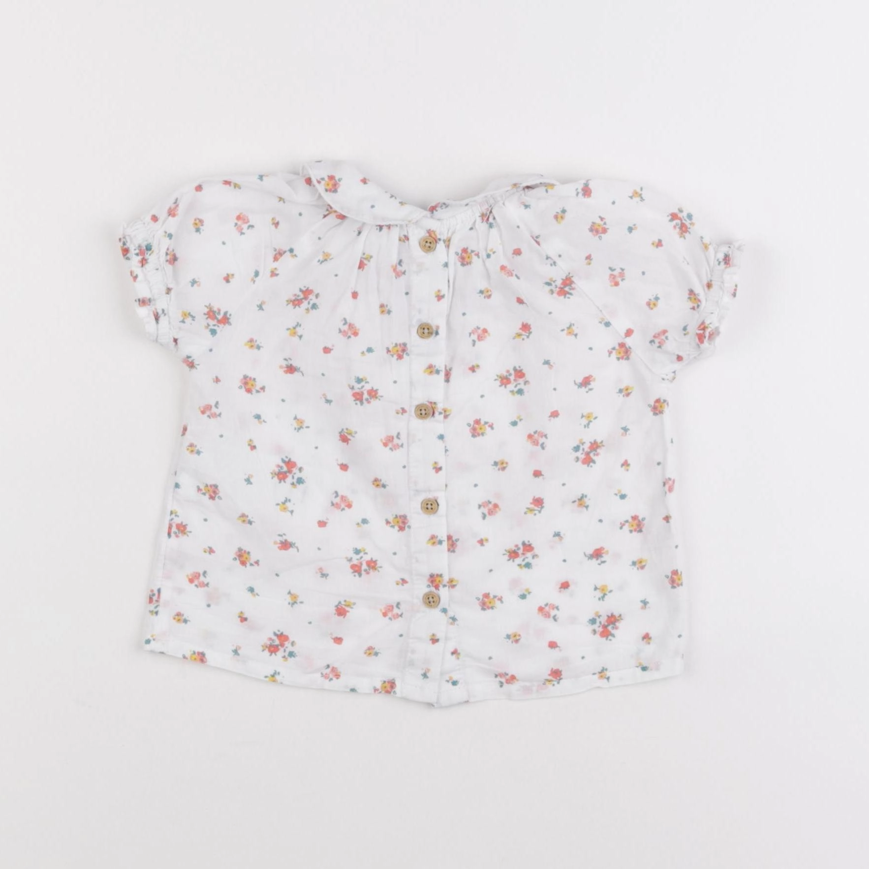 Vertbaudet - blouse multicolore - 6 mois