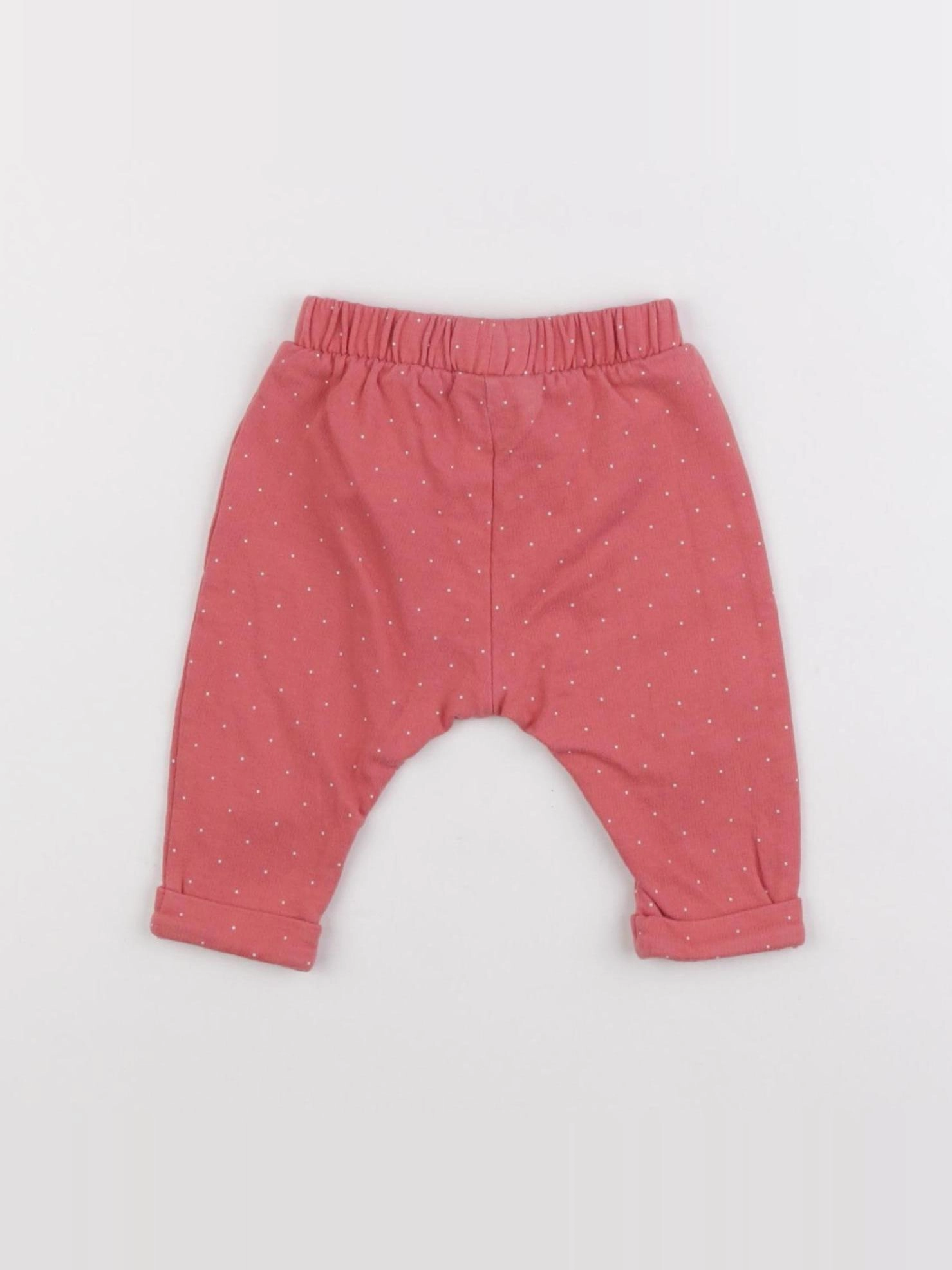 Vertbaudet - sarouel rouge - 3 mois