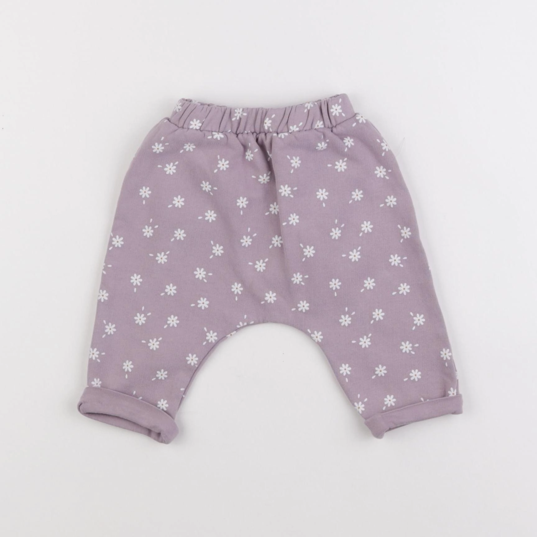 Vertbaudet - sarouel violet - 3 mois