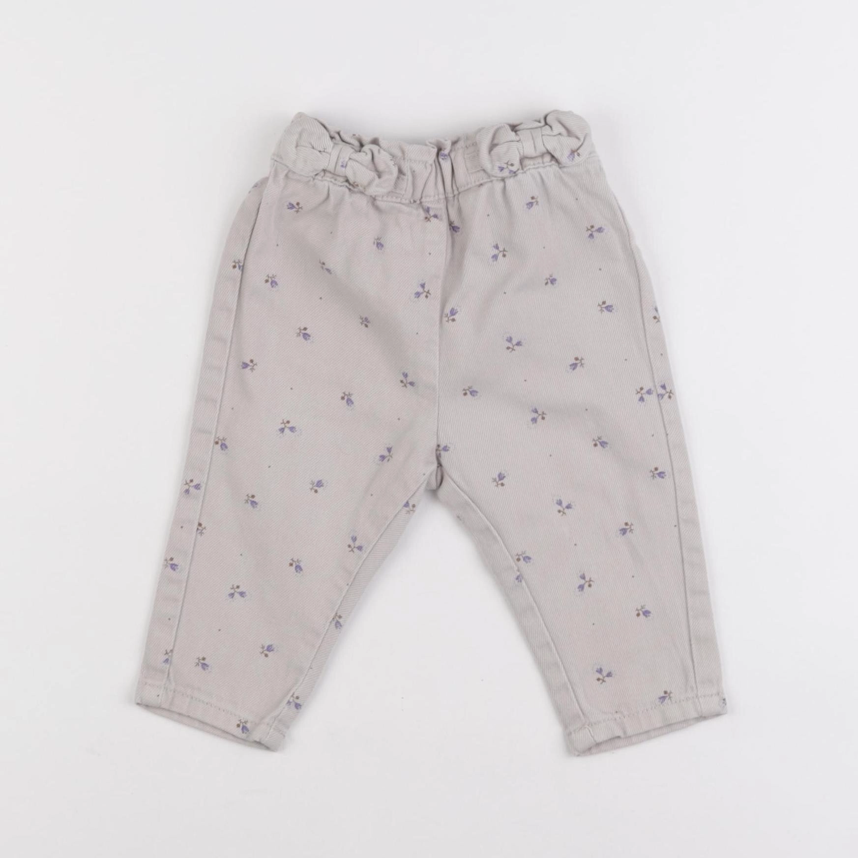 Vertbaudet - pantalon beige - 6 mois
