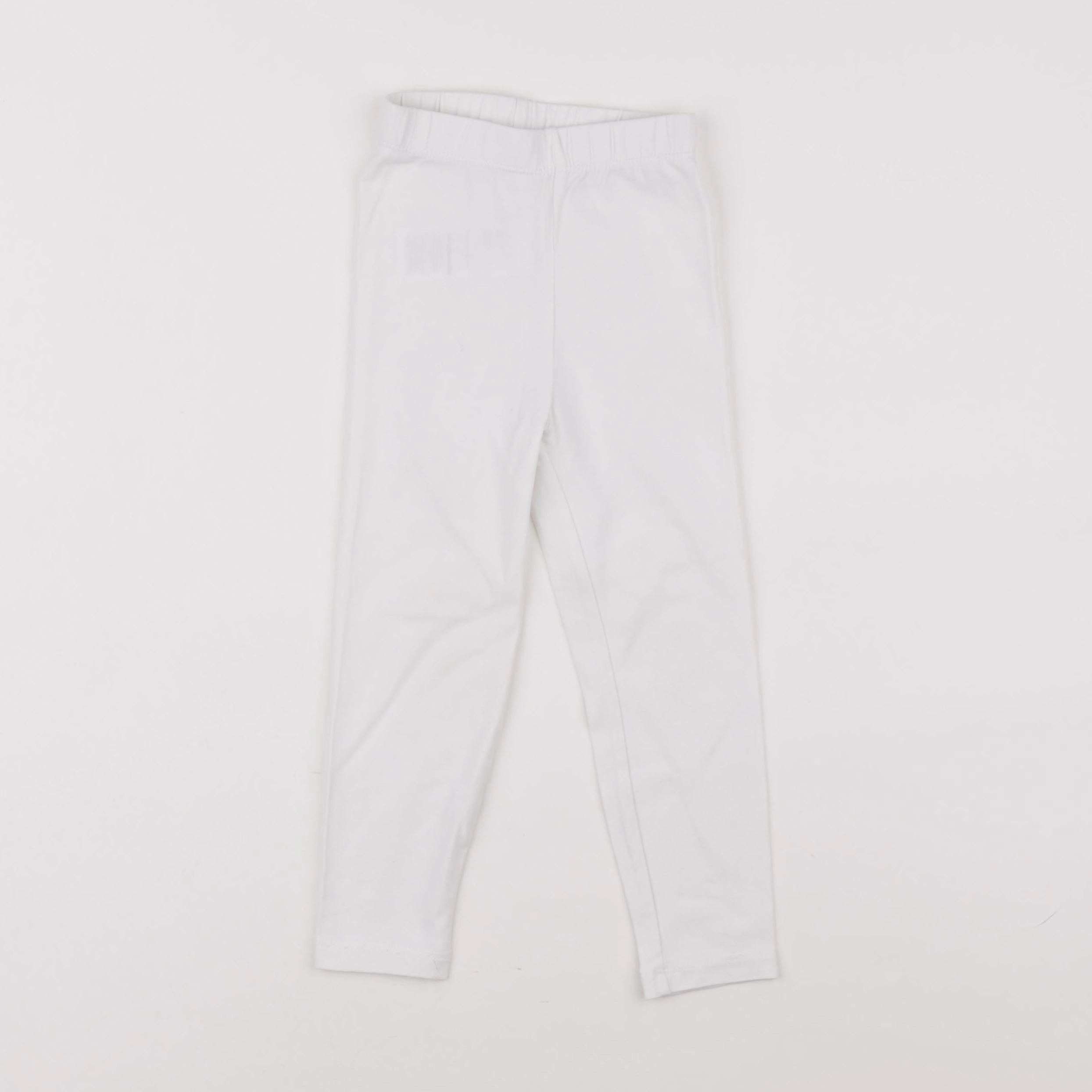 Vertbaudet - legging blanc - 3 ans