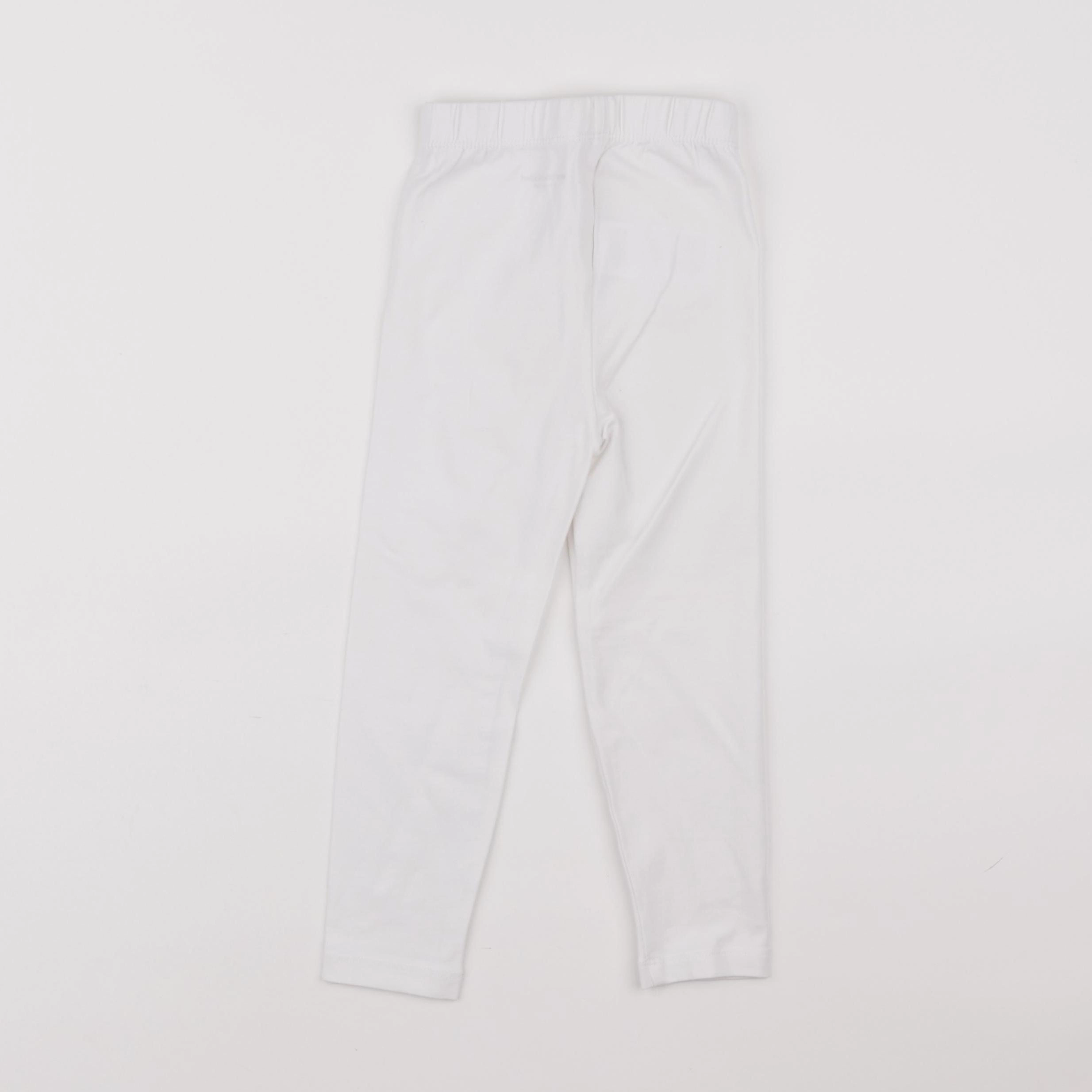 Vertbaudet - legging blanc - 3 ans