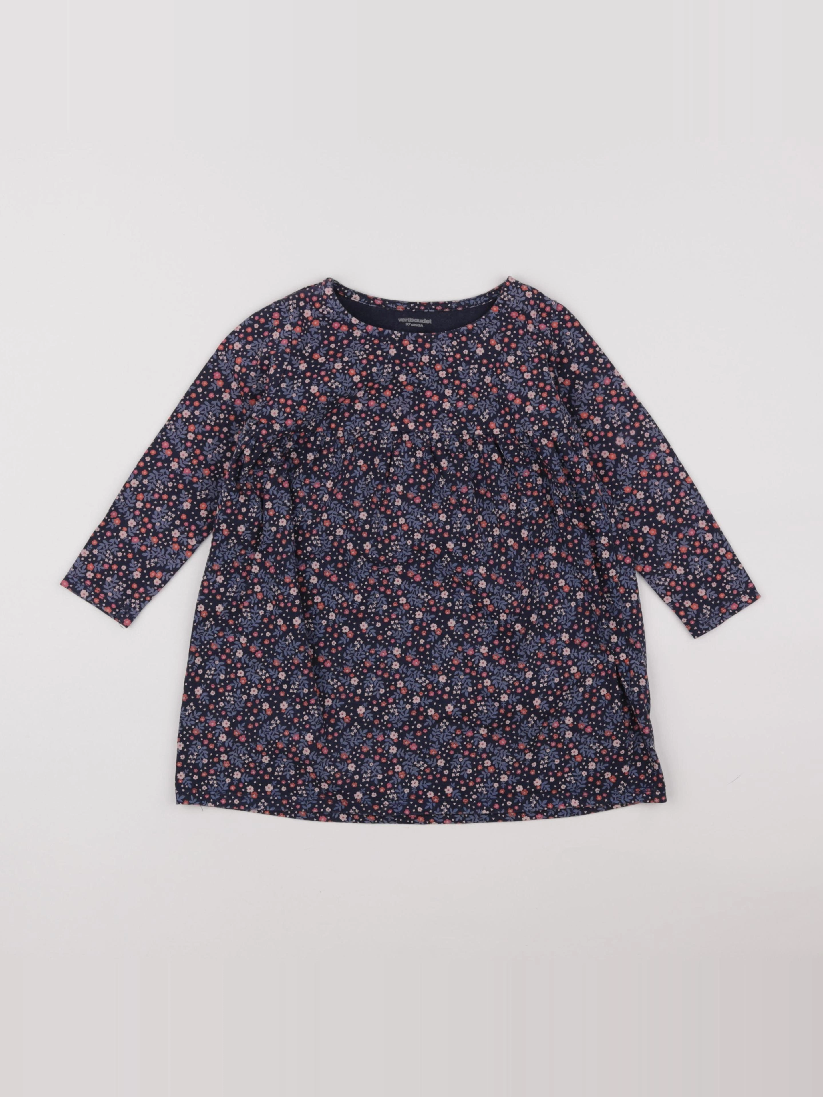 Vertbaudet - robe bleu - 3 ans