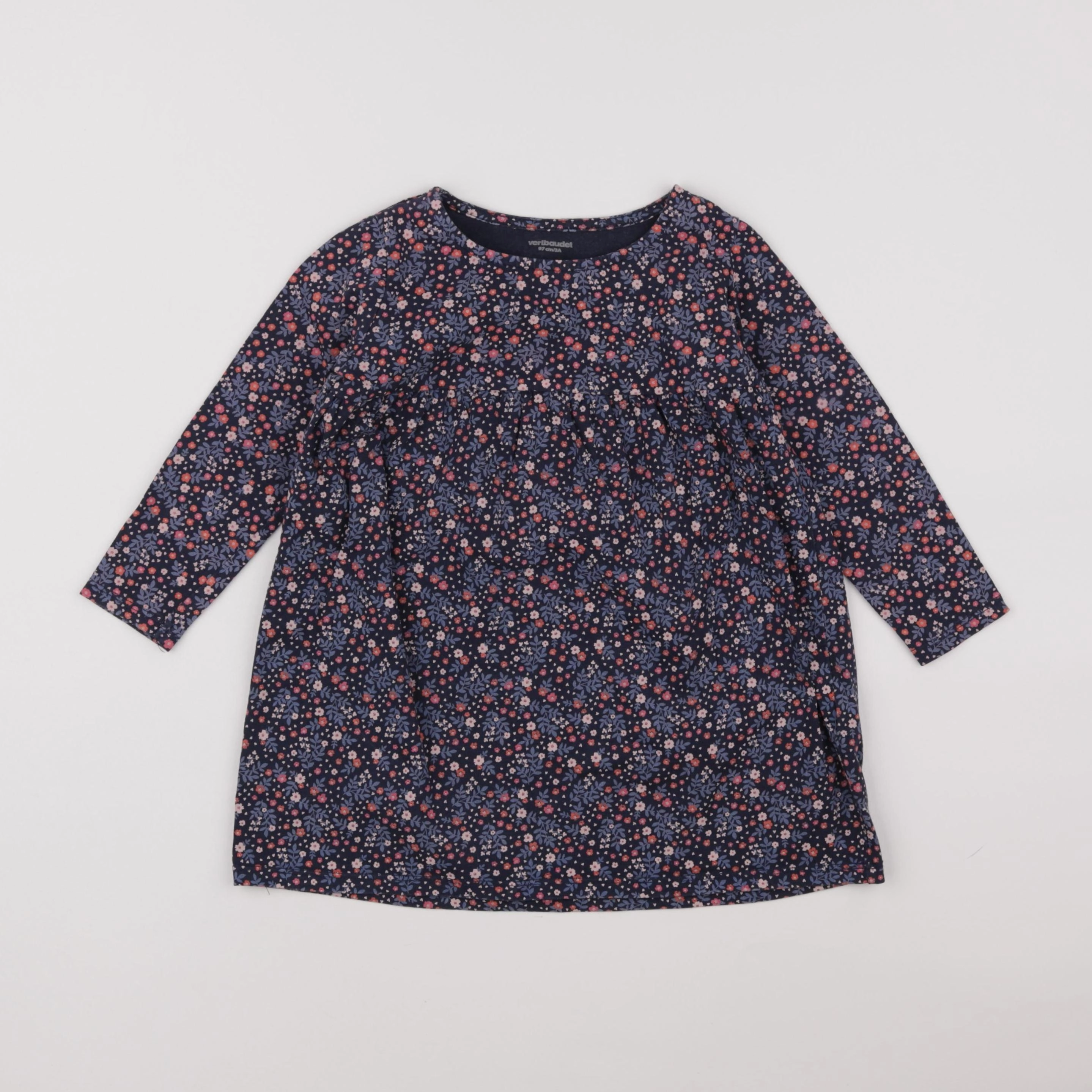 Vertbaudet - robe bleu - 3 ans