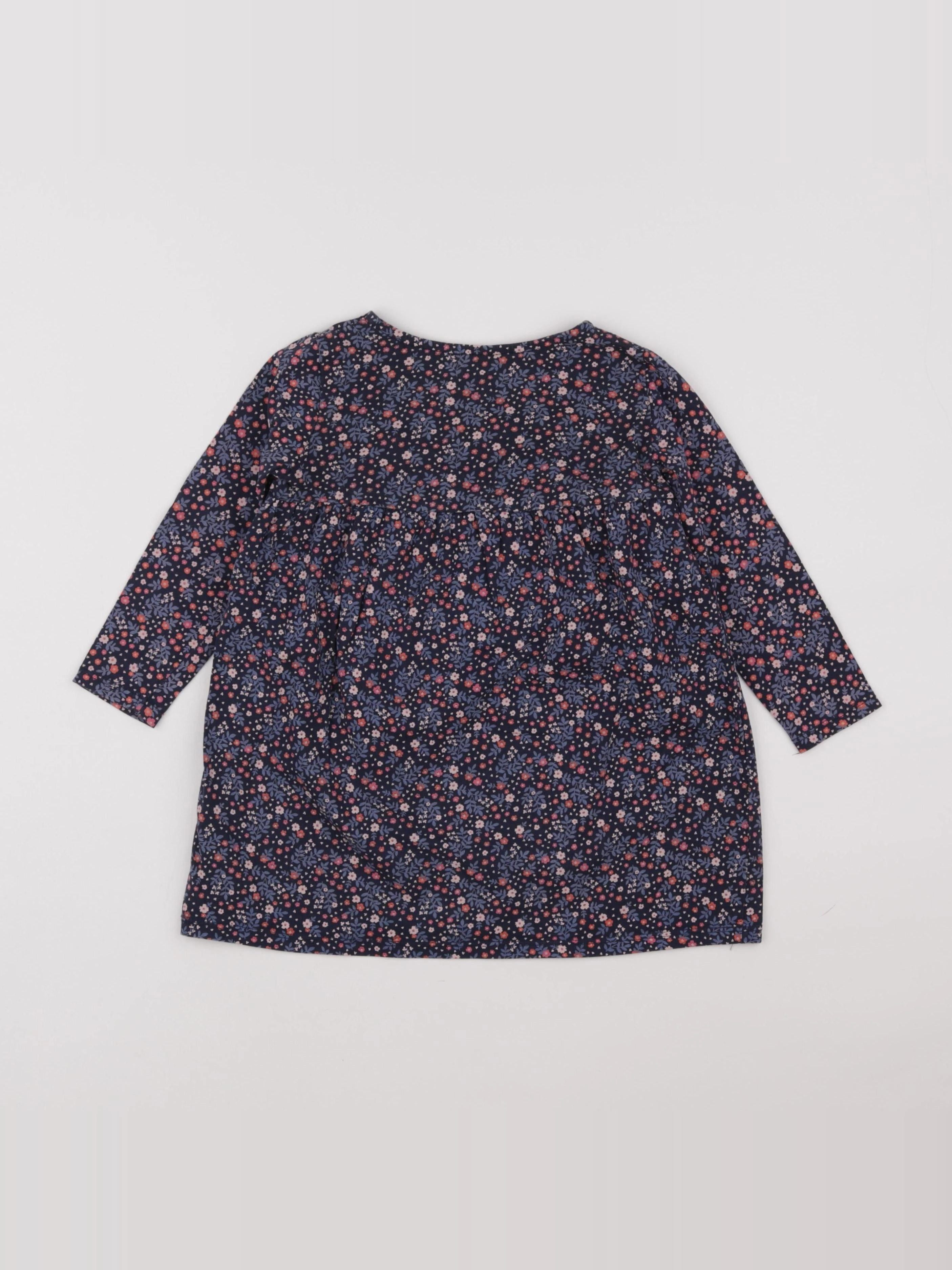 Vertbaudet - robe bleu - 3 ans