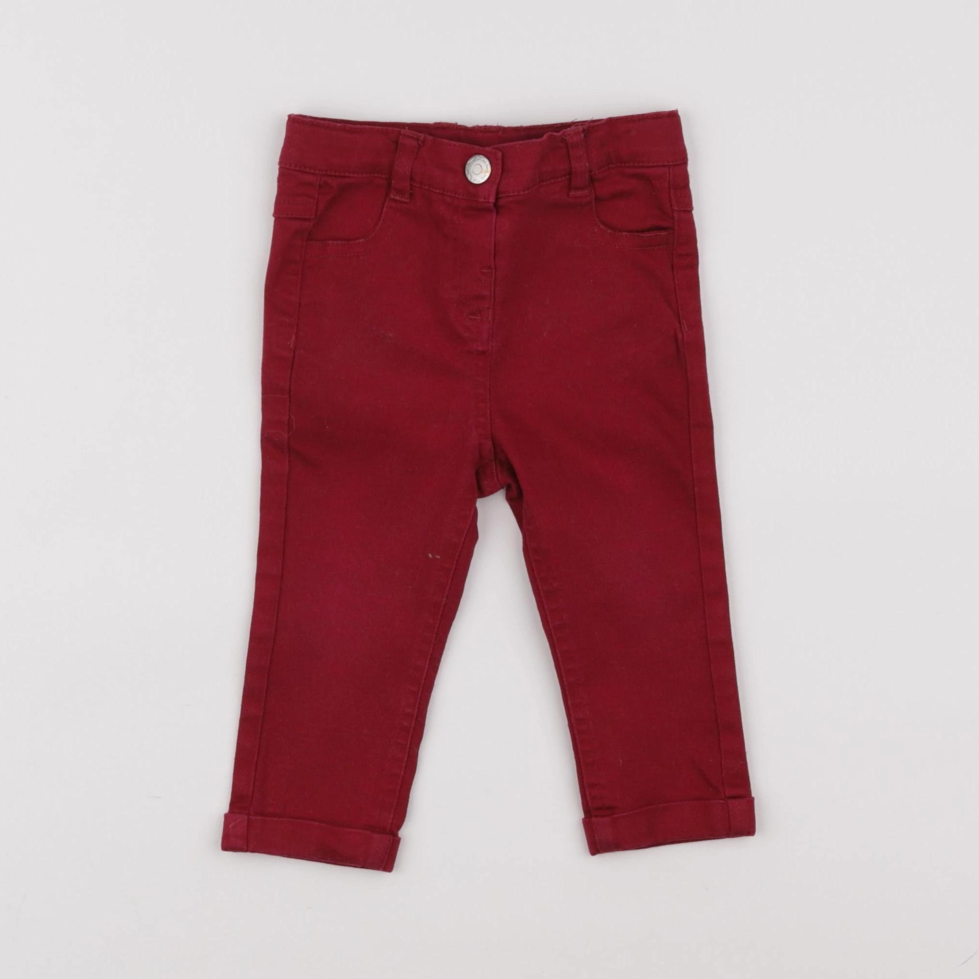 Tape à l'oeil - pantalon rouge - 9 mois