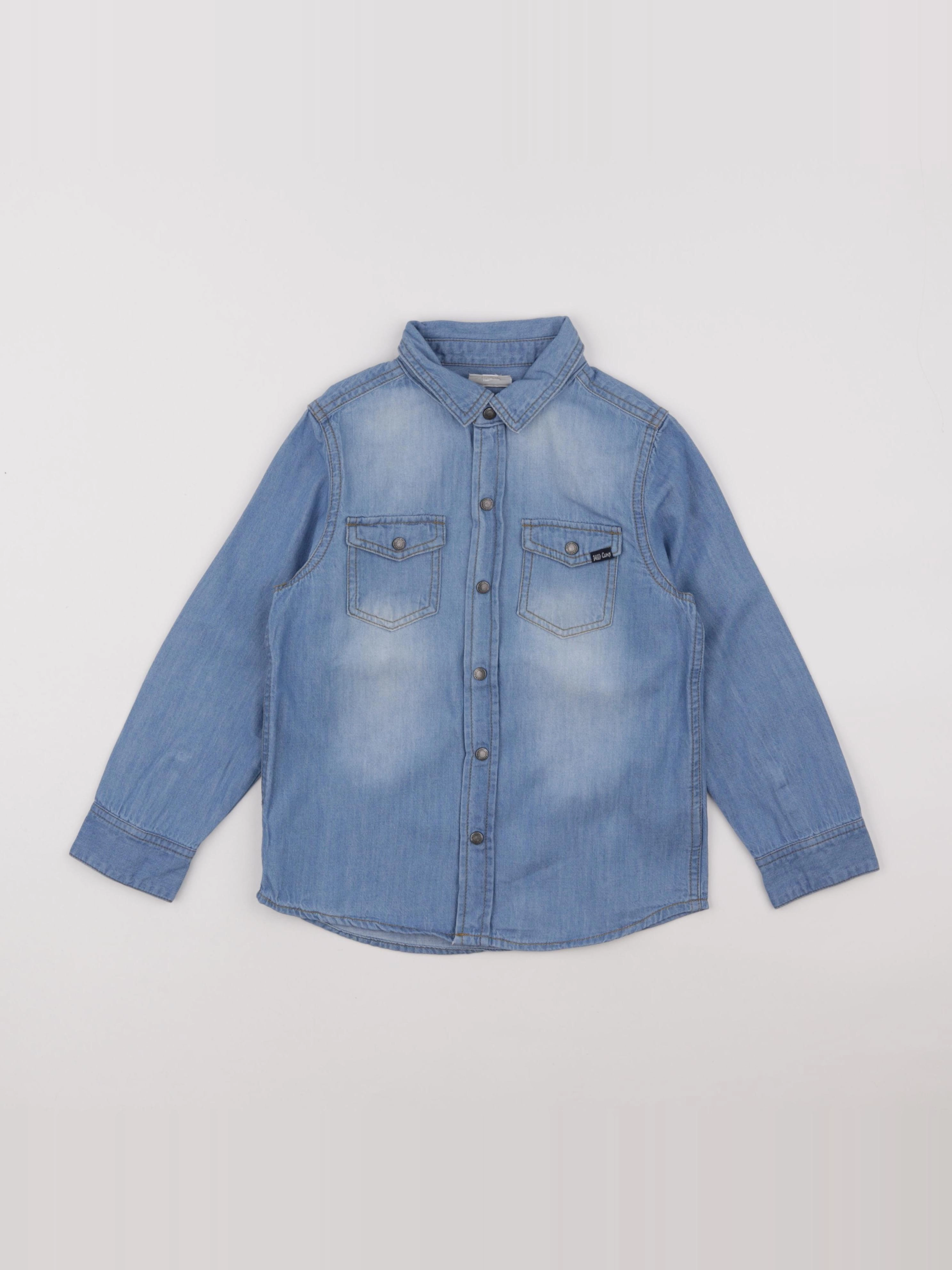 Vertbaudet - chemise bleu - 6 ans