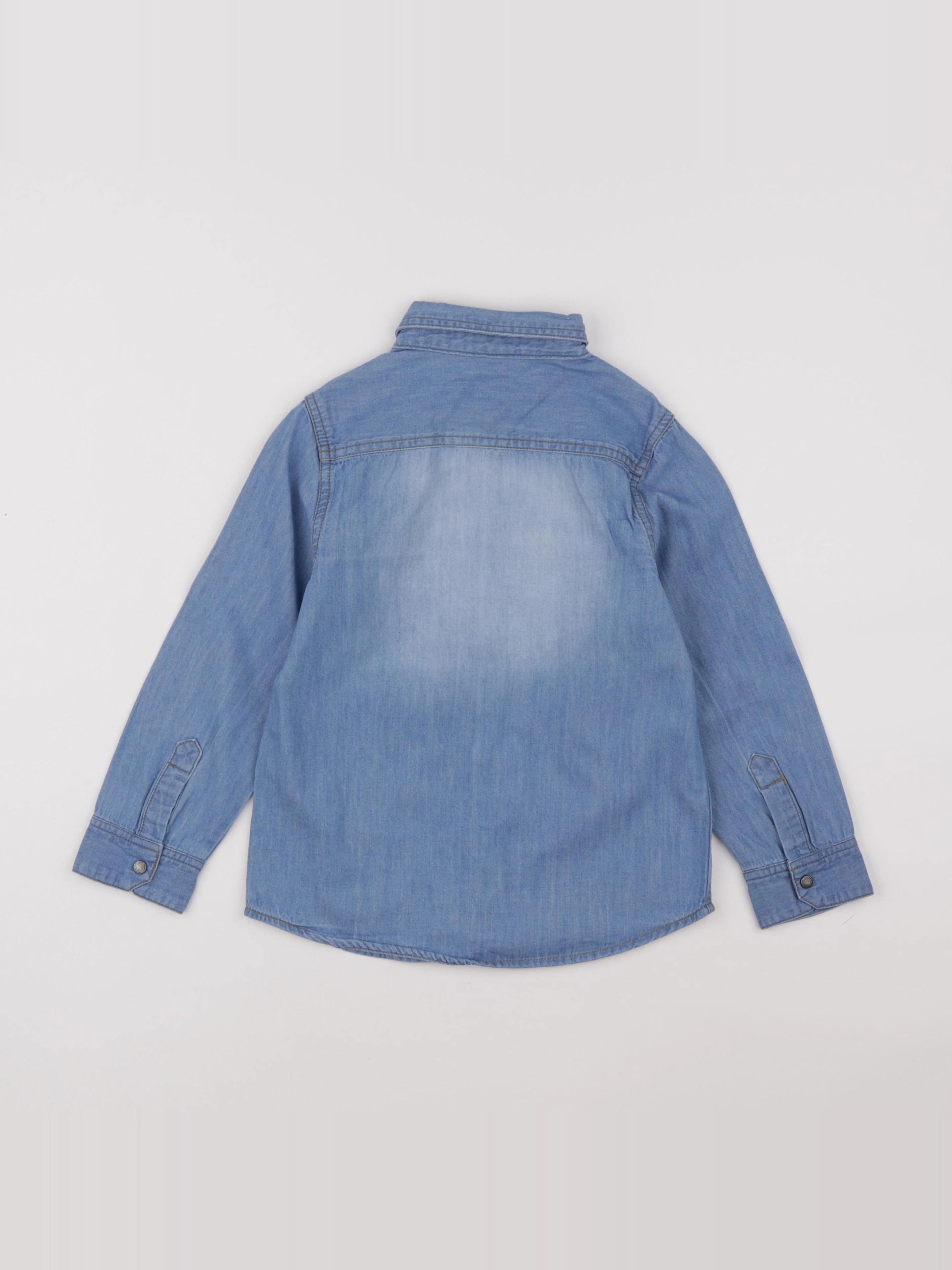 Vertbaudet - chemise bleu - 6 ans