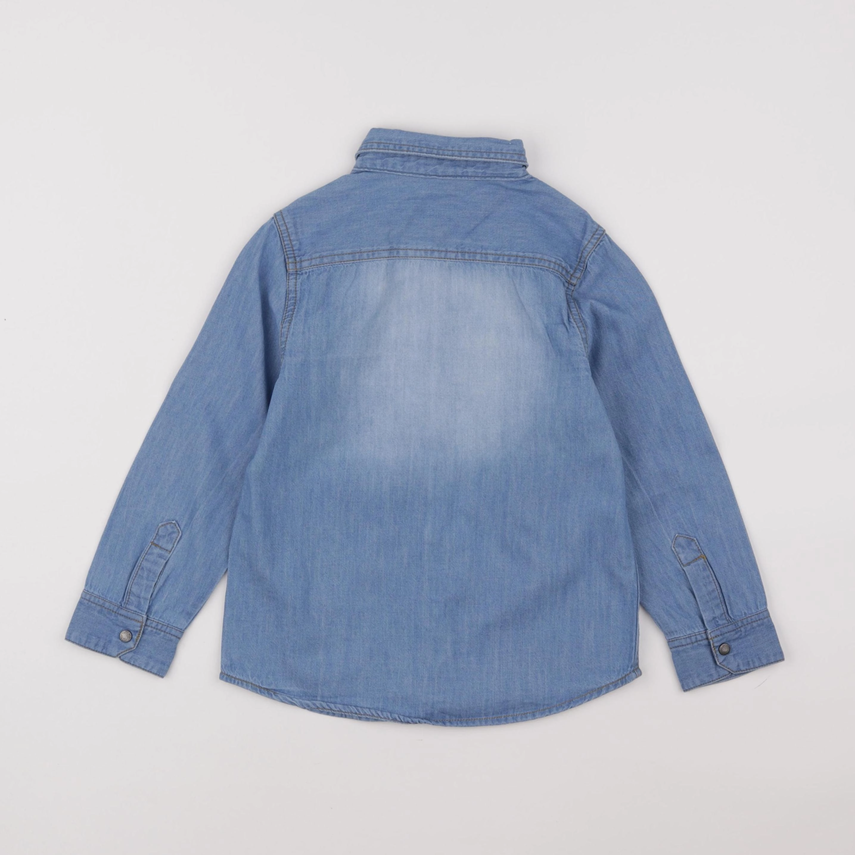Vertbaudet - chemise bleu - 6 ans