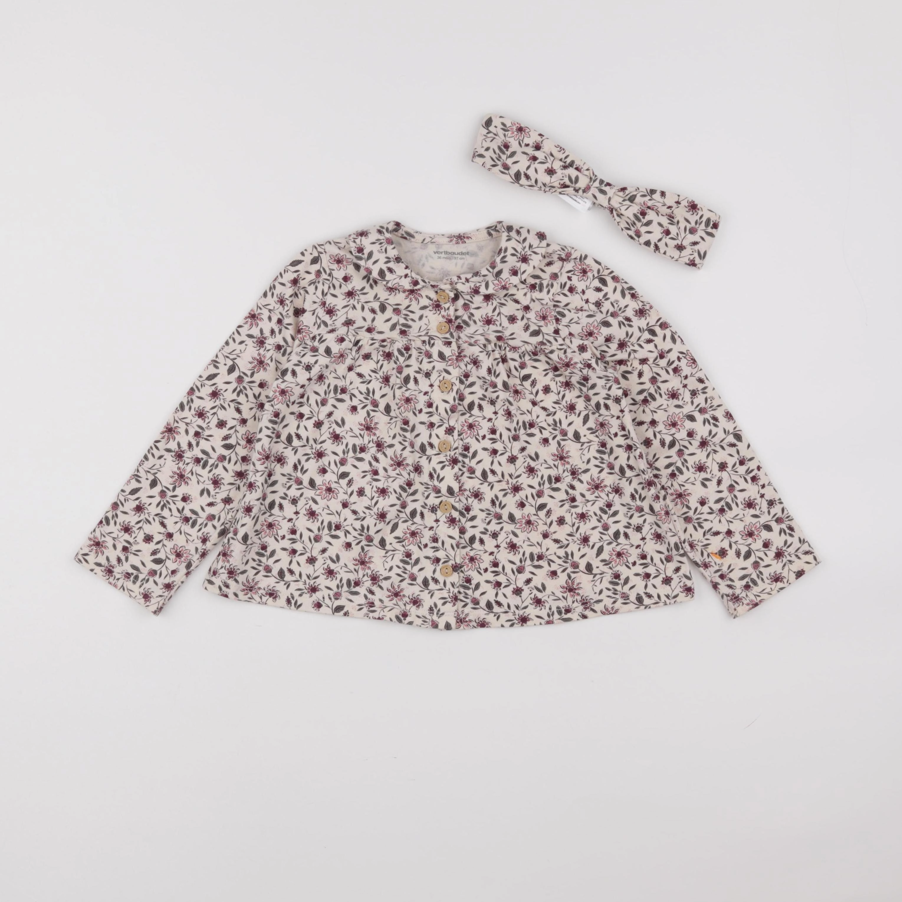 Vertbaudet - ensemble multicolore - 36 mois
