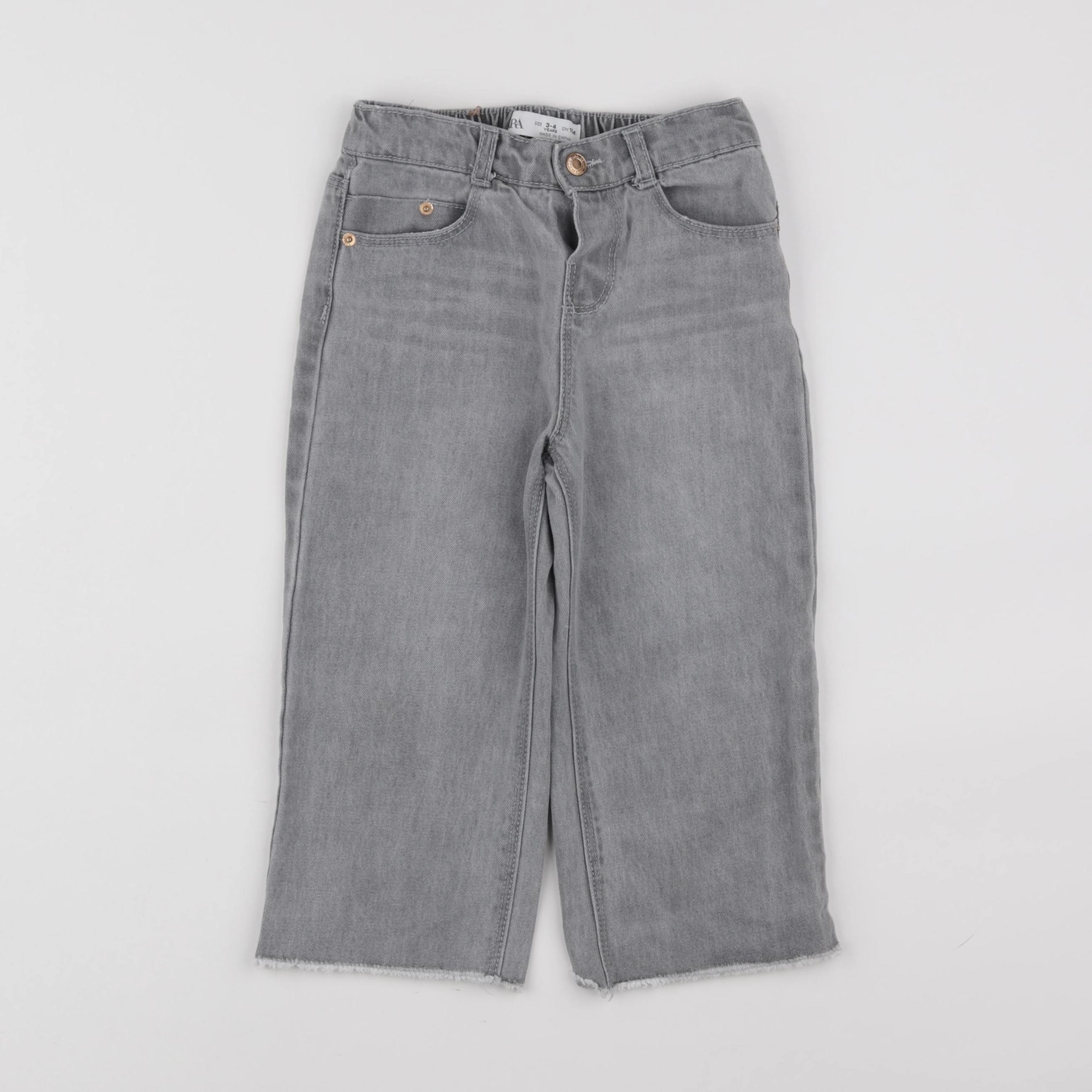 Zara - jean gris - 3/4 ans