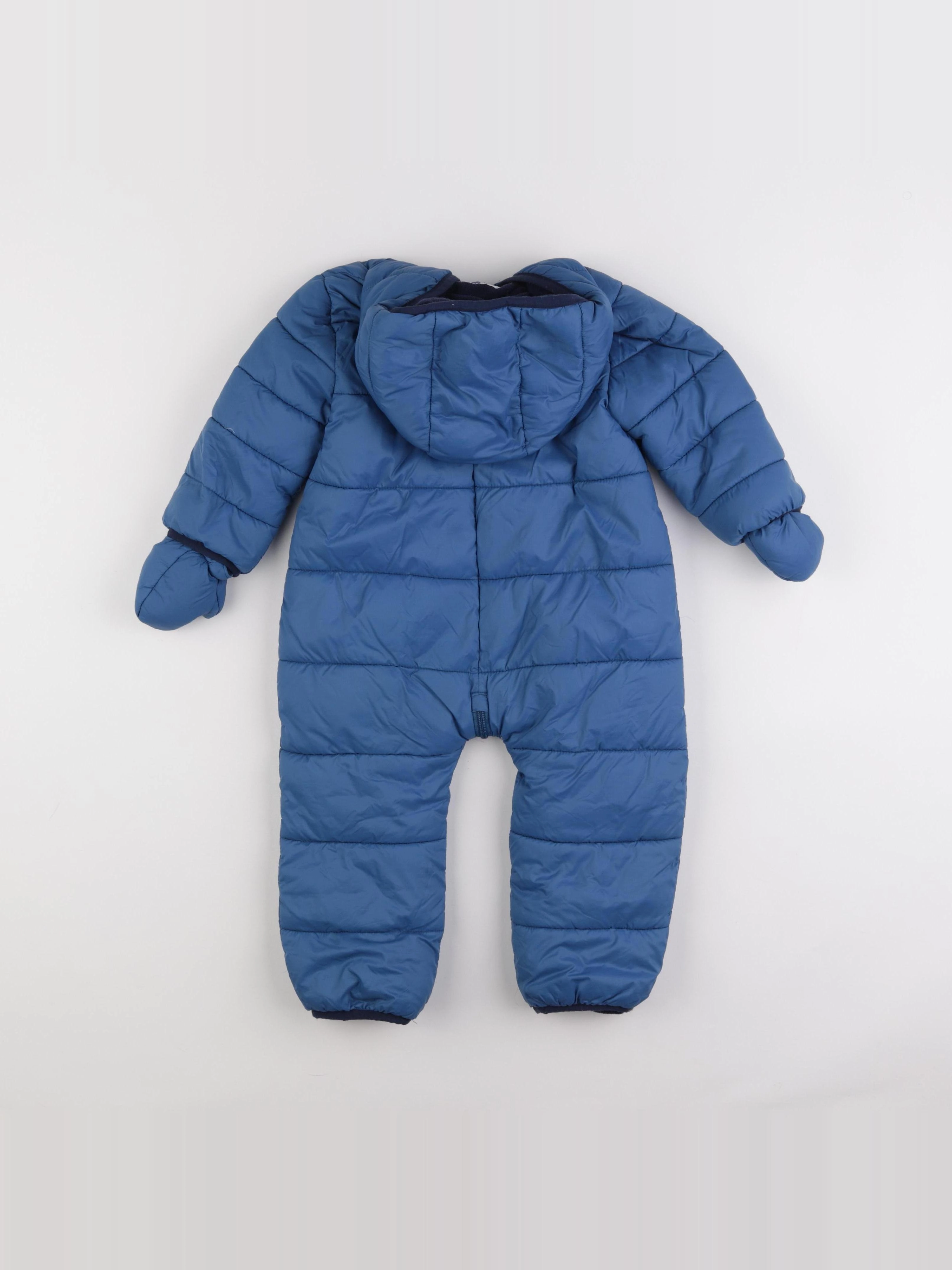 Vertbaudet - combi-pilote bleu - 2 ans