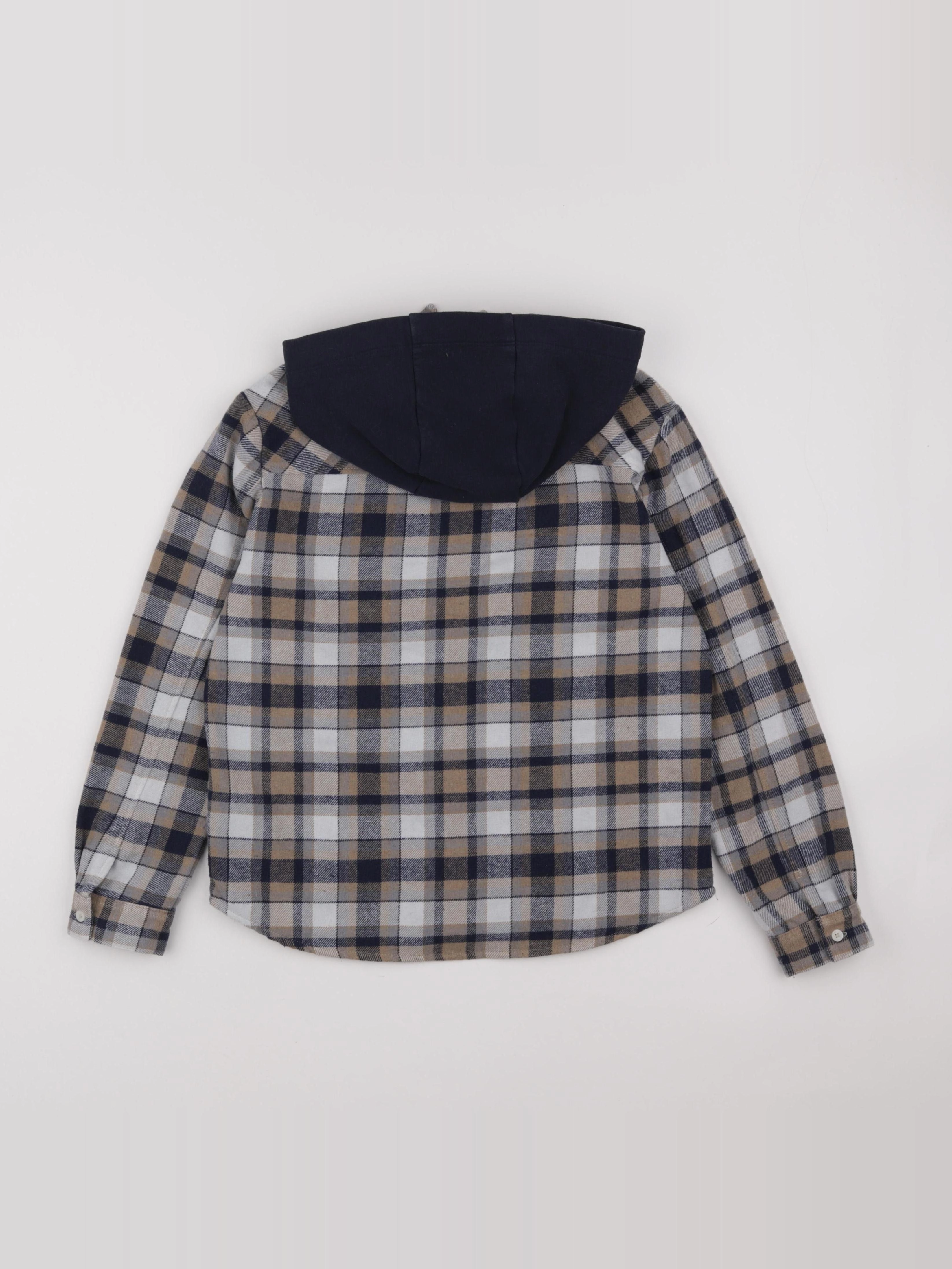 IKKS - chemise beige, bleu - 12 ans