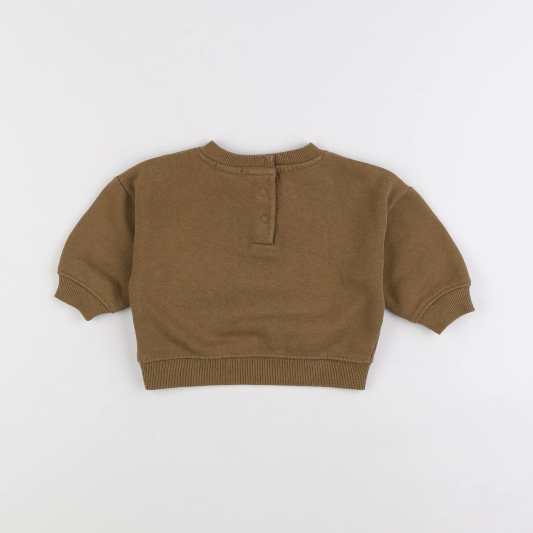 Vertbaudet - sweat vert - 6 mois