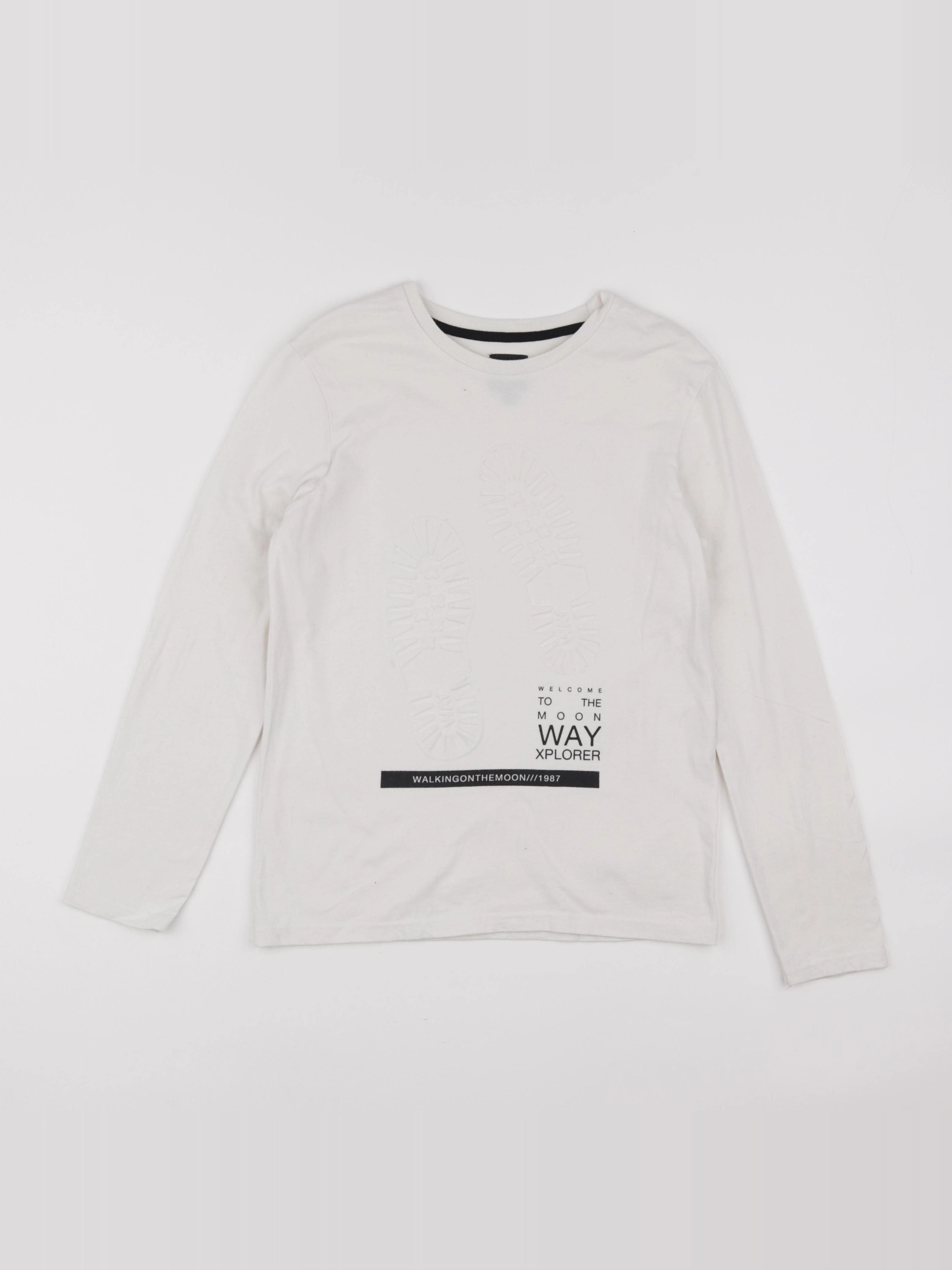 IKKS - tee-shirt beige - 10 ans