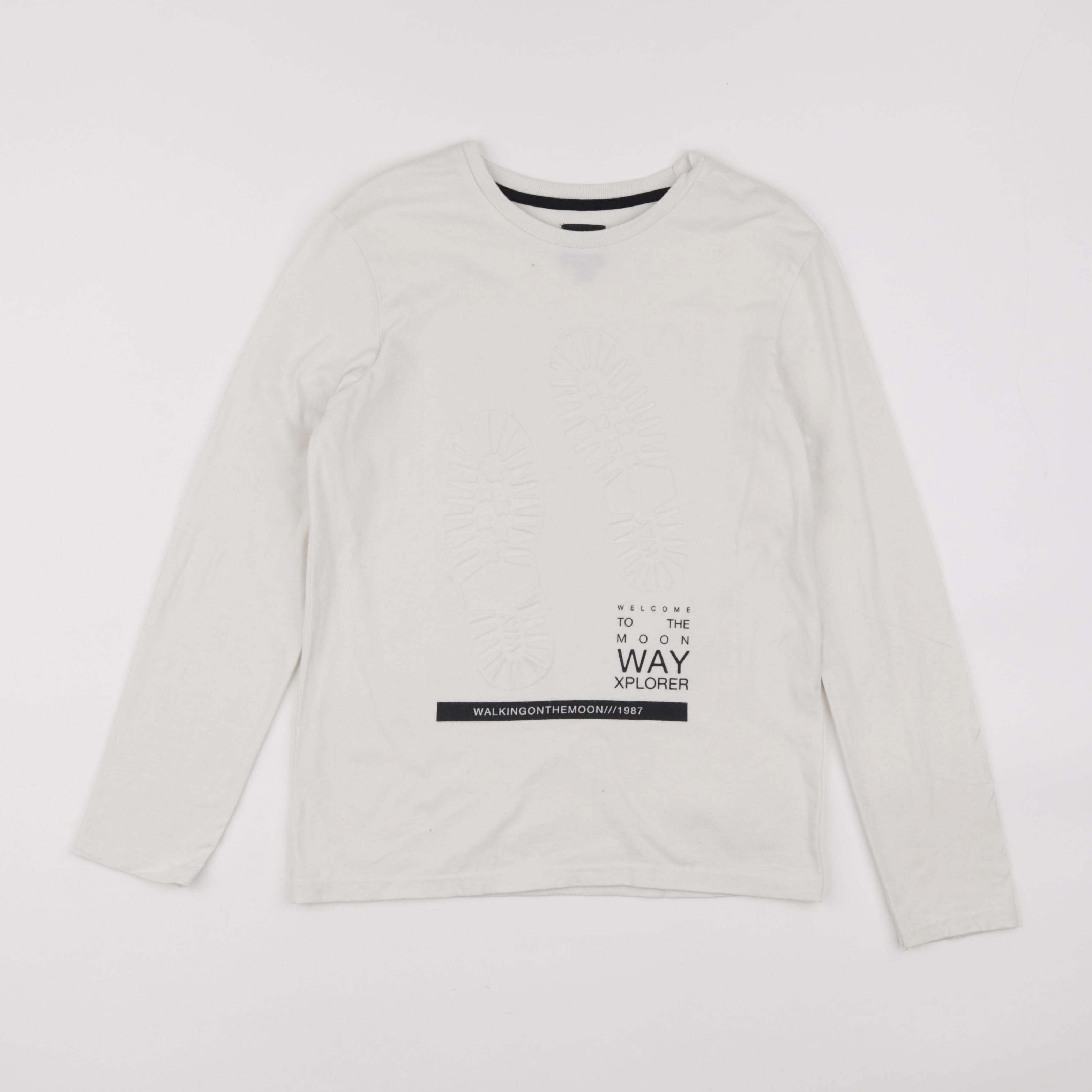 IKKS - tee-shirt beige - 10 ans