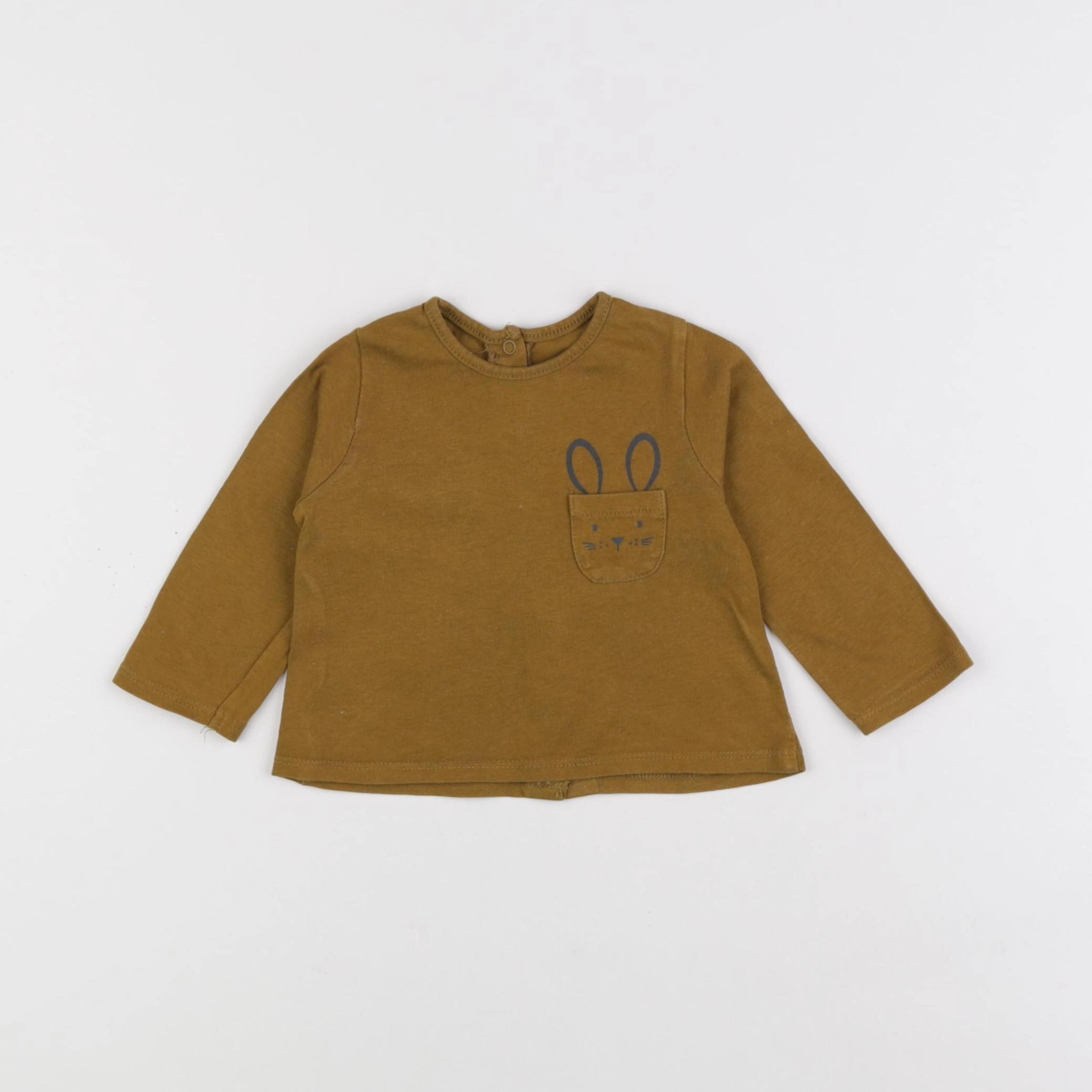 Vertbaudet - tee-shirt vert - 3 mois