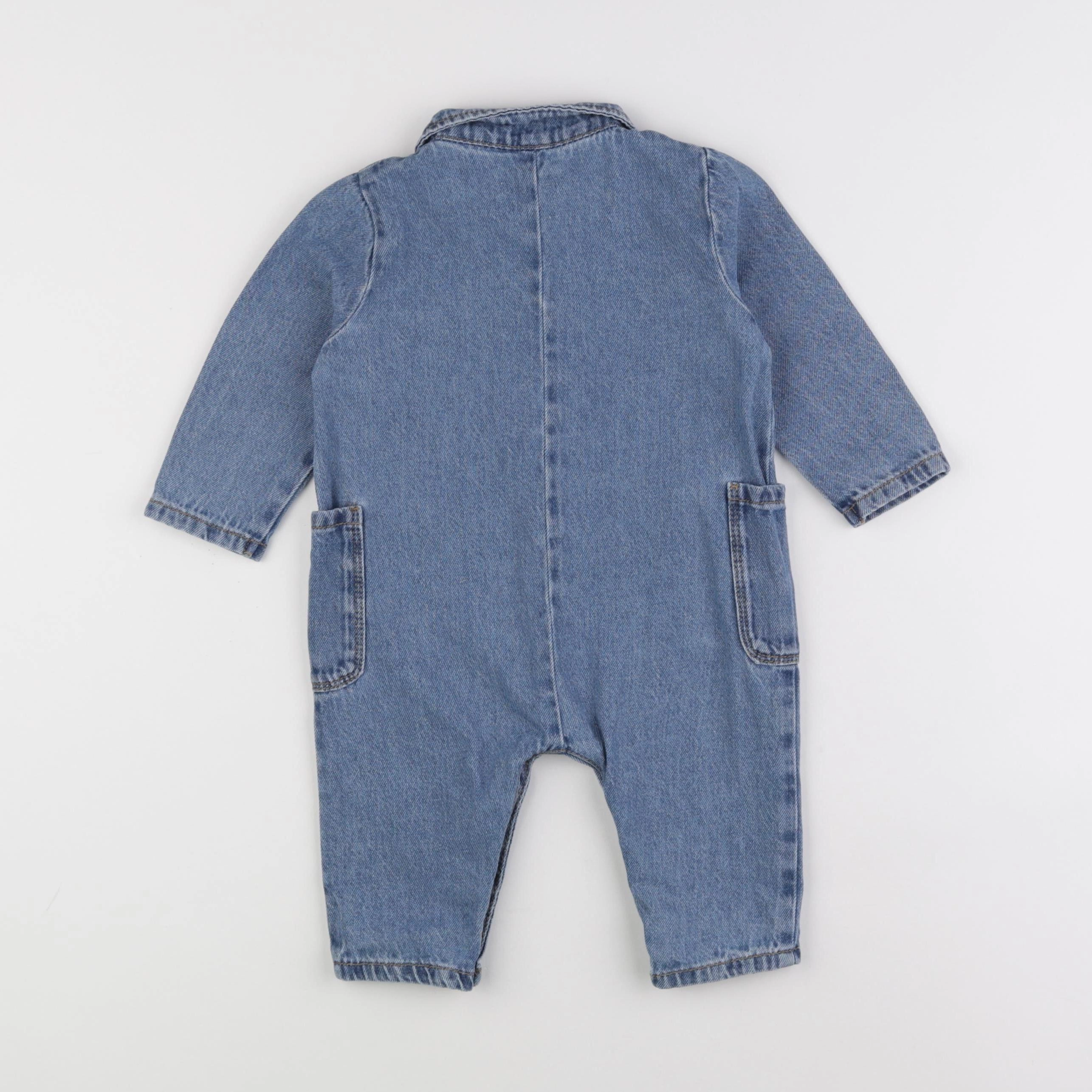 Vertbaudet - combinaison bleu - 9 mois