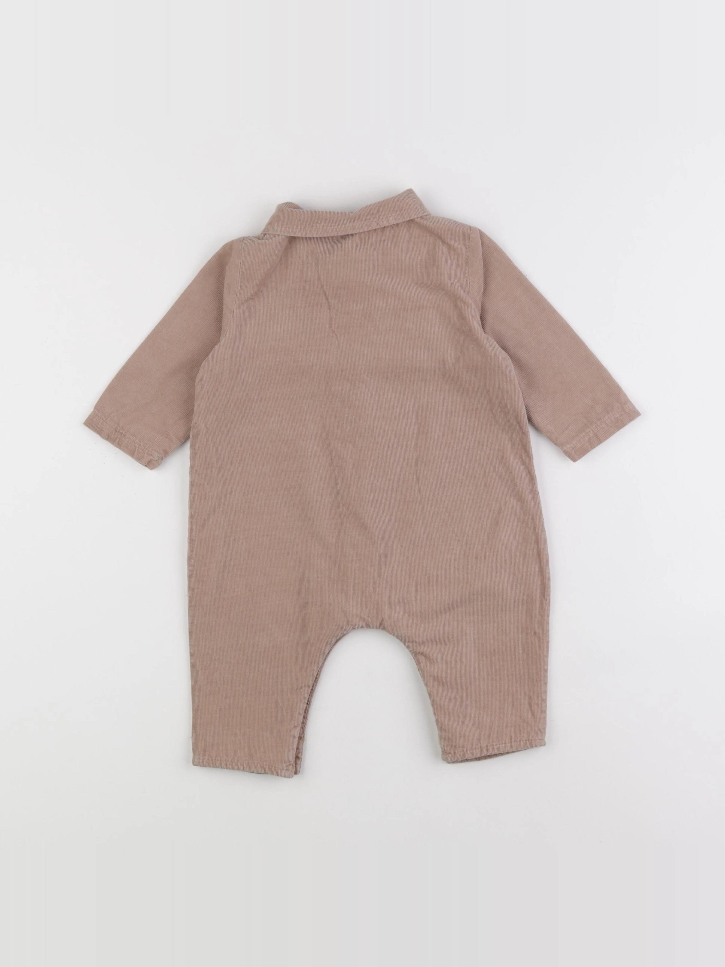 Vertbaudet - combinaison marron - 6 mois