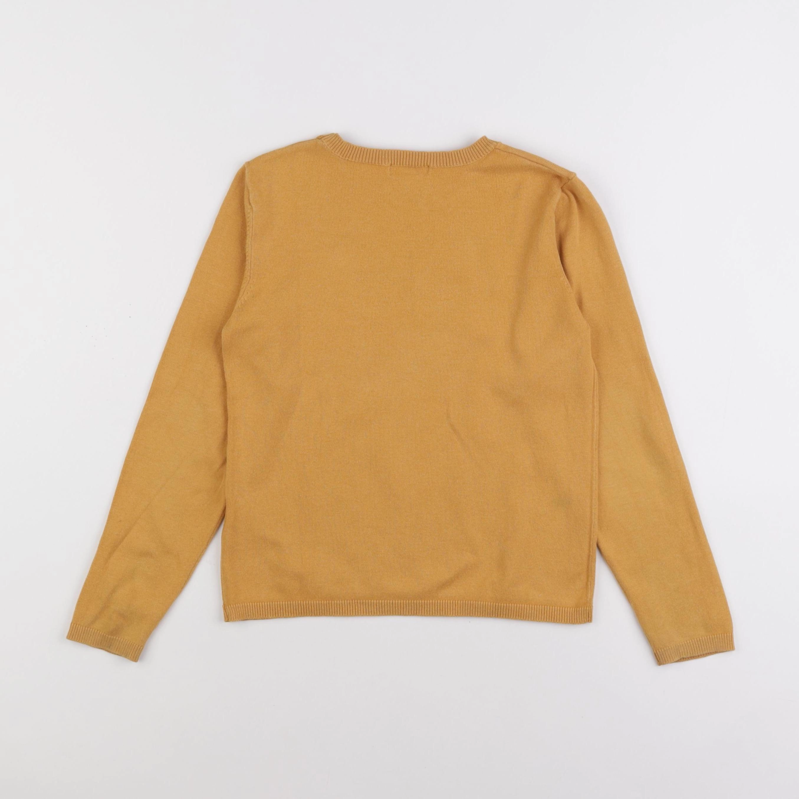 Vertbaudet - pull jaune - 8 ans