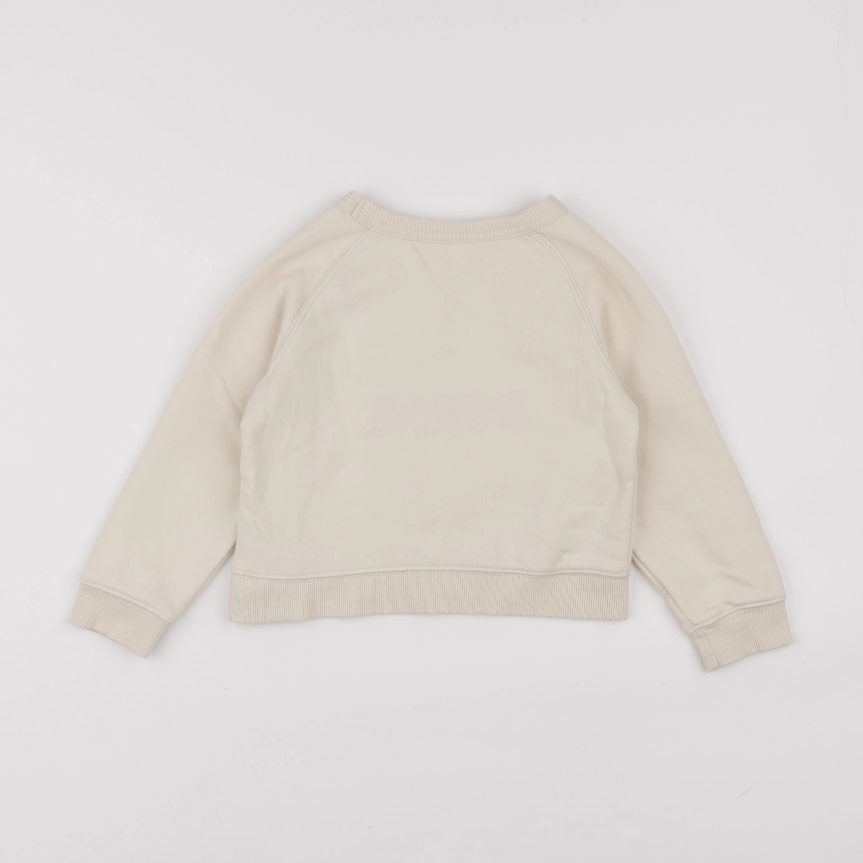 Vertbaudet - sweat beige - 4 ans